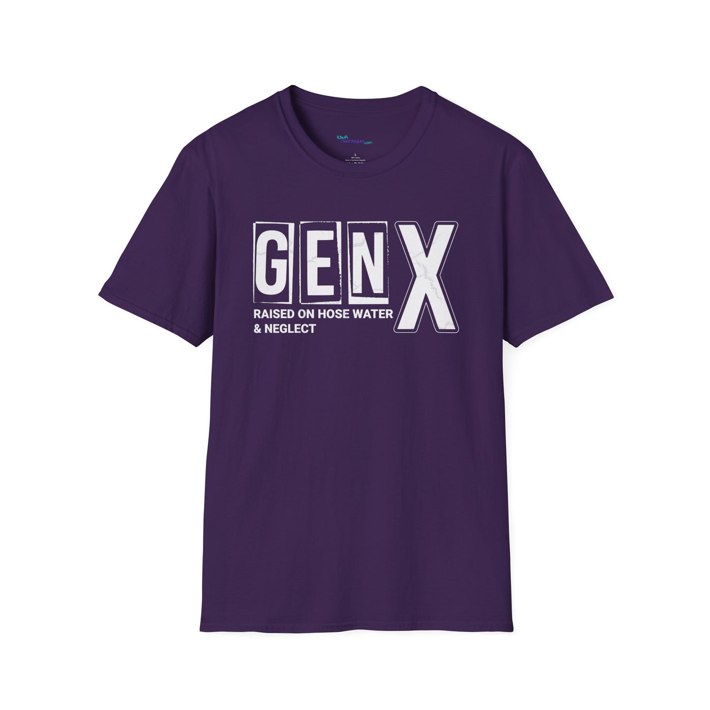 Gen X Raised On Unisex Softstyle T-Shirt