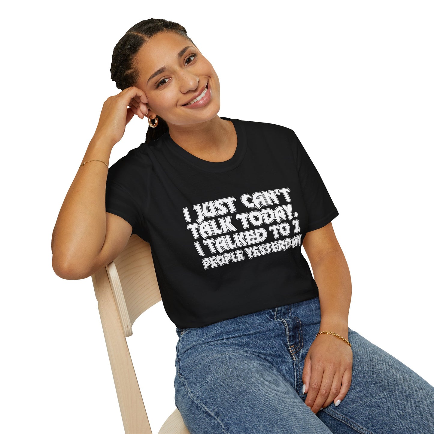 Can't Talk Unisex Softstyle T-Shirt