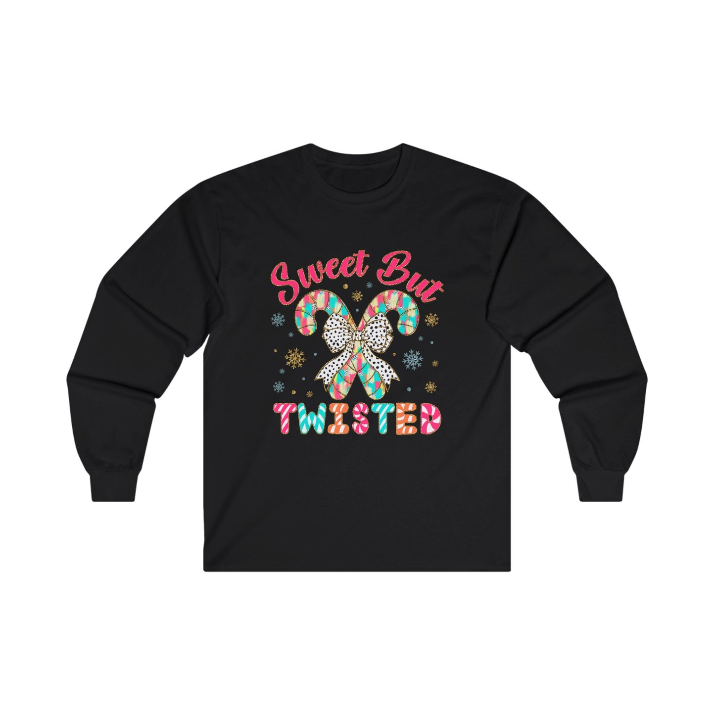 Sweet But Twisted Long Sleeve Tee - Fun Holiday Apparel for Christmas Celebrations