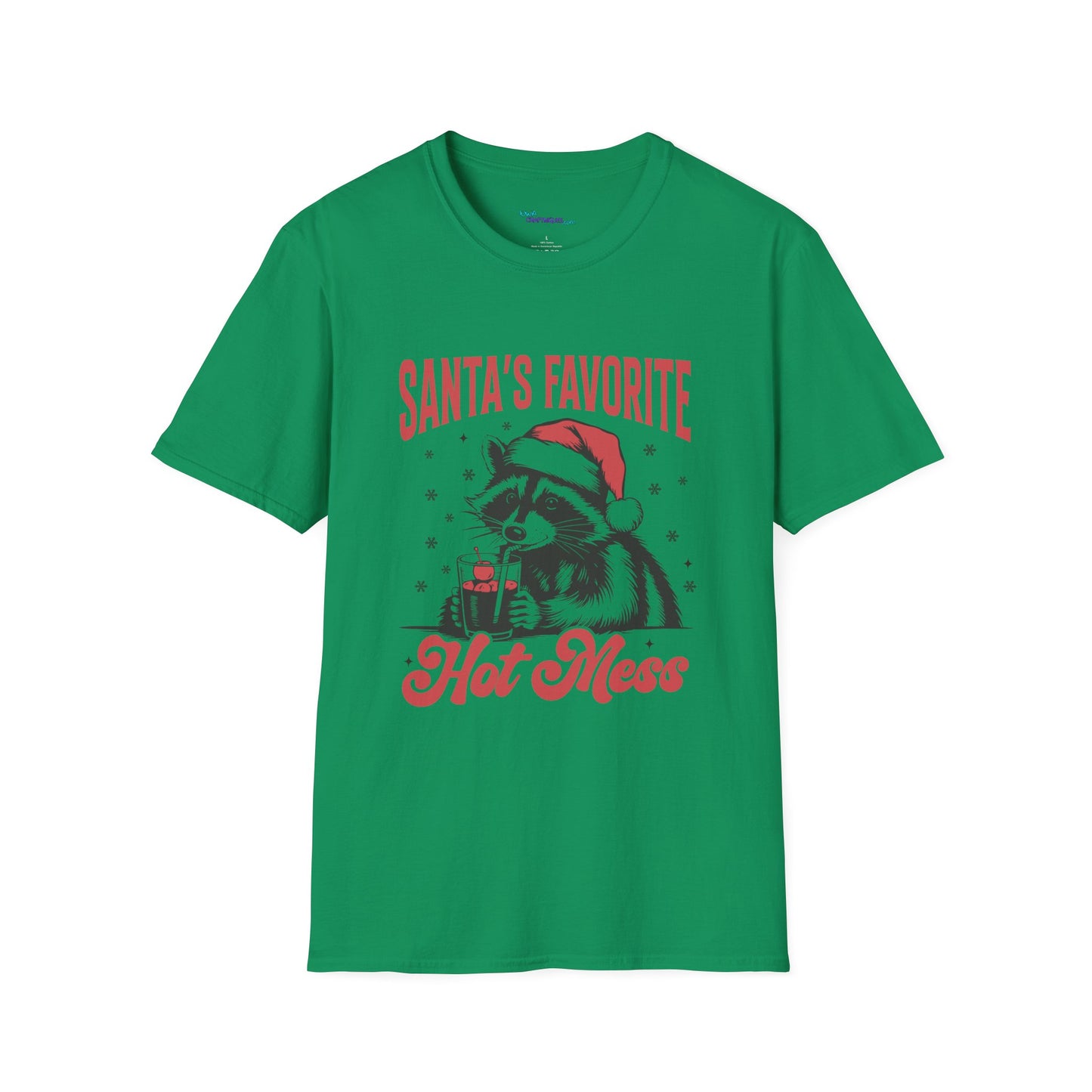 Santa's Favorite Hot Mess Unisex Softstyle T-Shirt