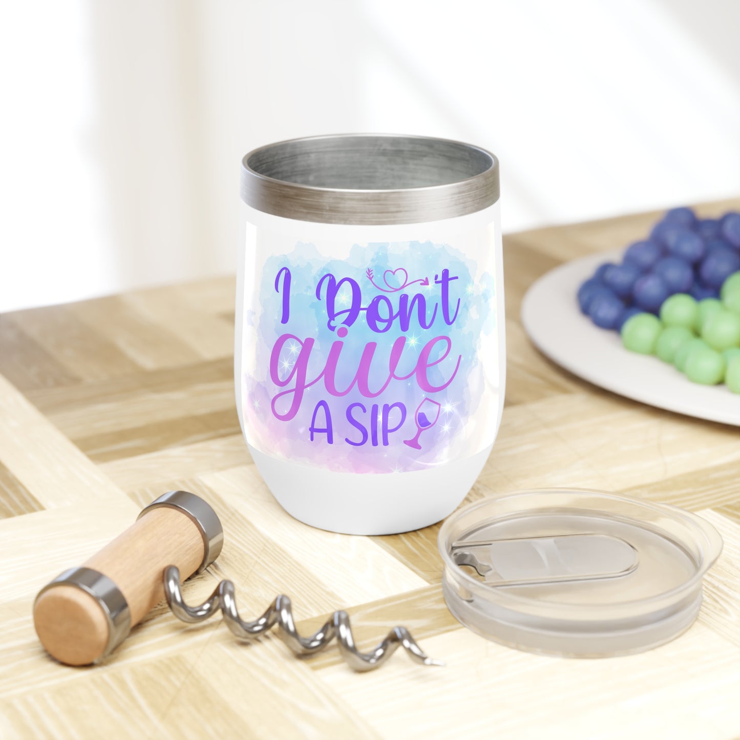 I Don't Give a Sip 12oz Insulated Wine Tumbler