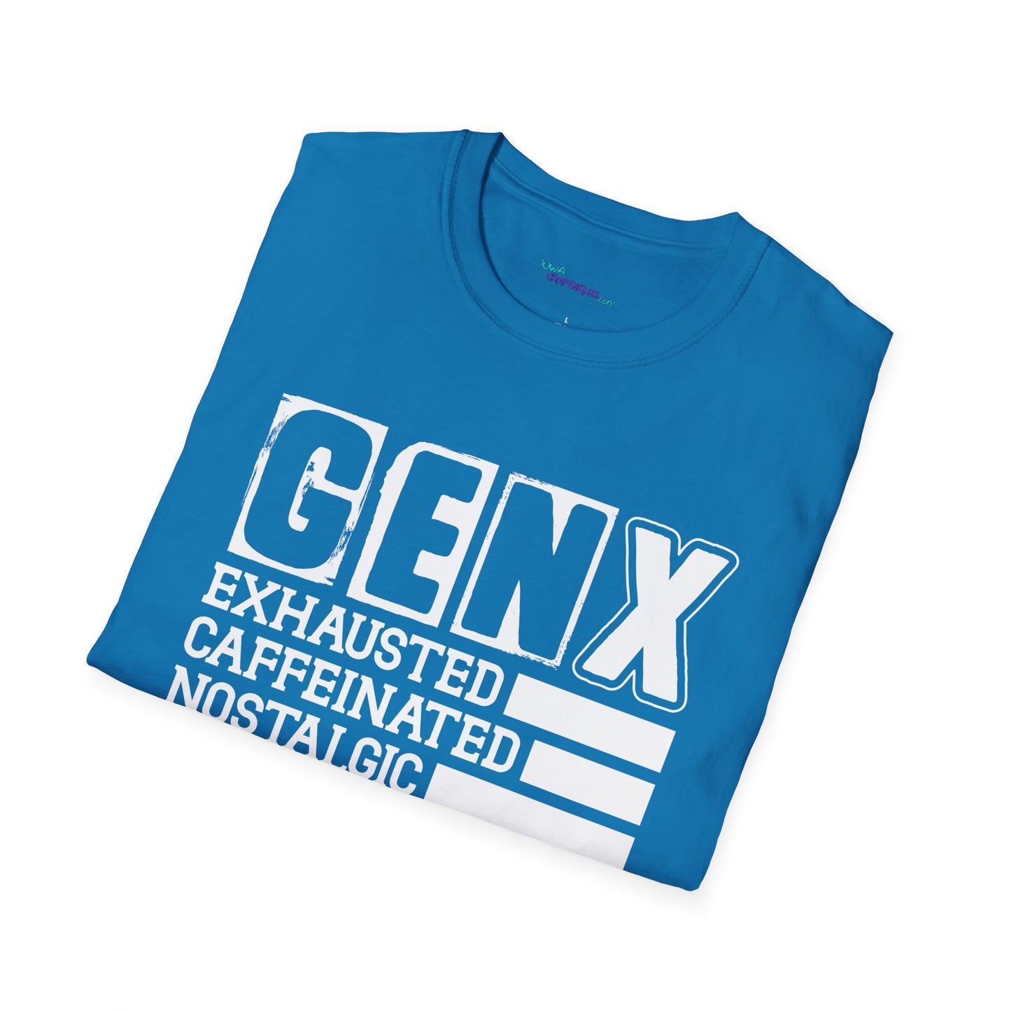 GEN X Exhausted Unisex Softstyle T-Shirt
