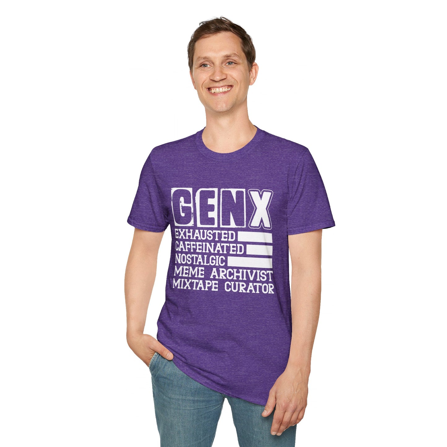 GEN X Exhausted Unisex Softstyle T-Shirt