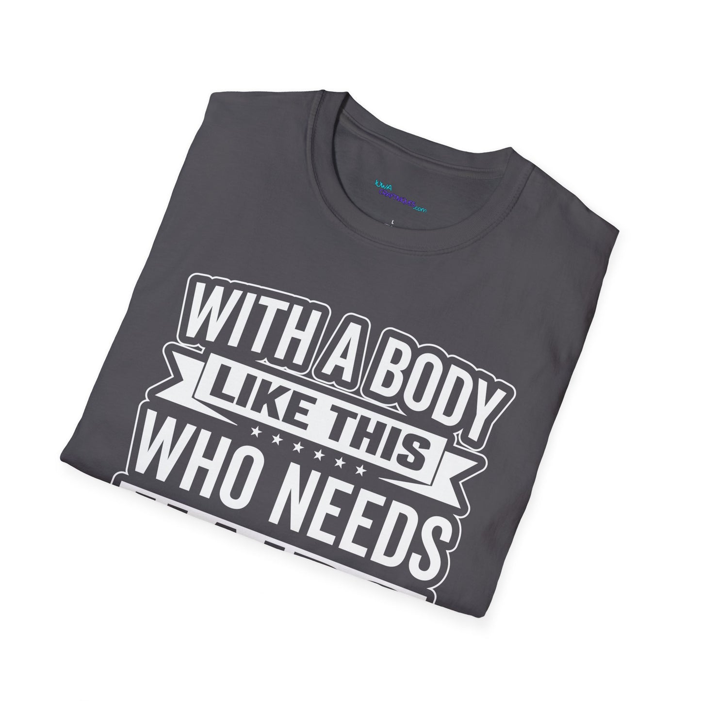 Who Needs Hair Unisex Softstyle T-Shirt