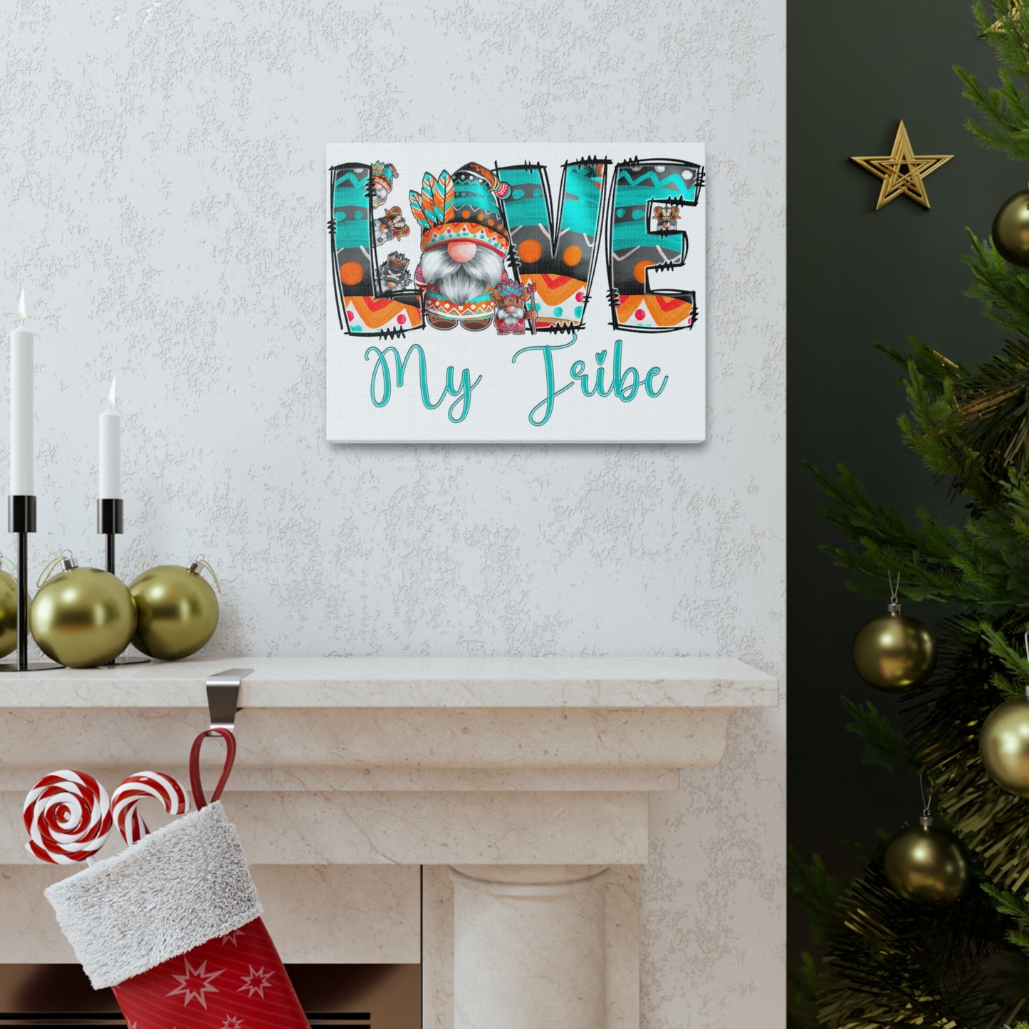 Love My Tribe Canvas Gallery Wraps