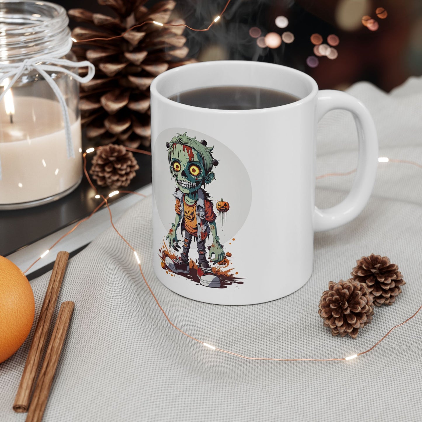 Zombie Apocalypse Ceramic Mug - Perfect for Halloween and Horror Fans