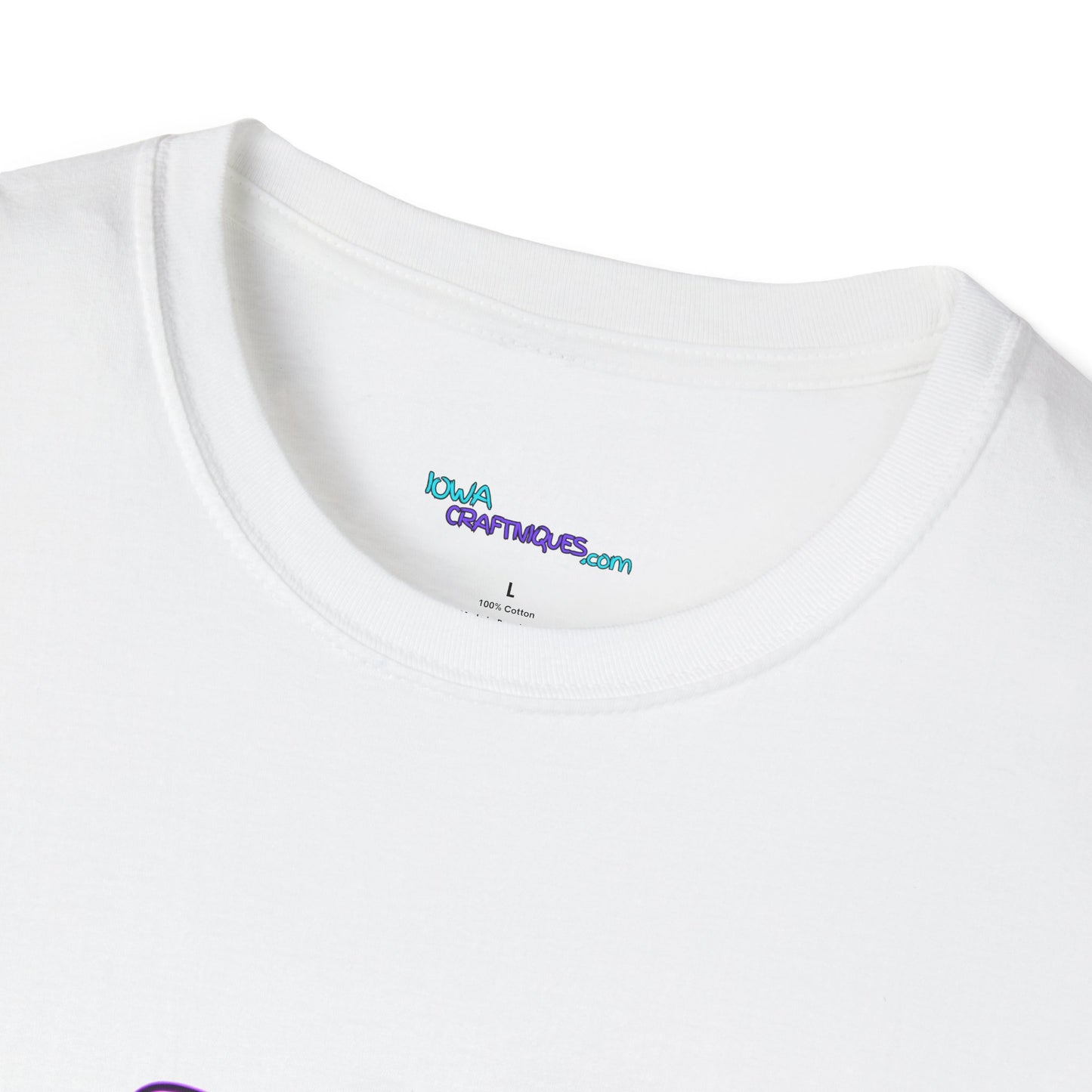 Cute Ghost Halloween T-Shirt, Unisex Softstyle Tee, Rainbow Spirit Shirt, Kawaii Apparel, Fall Fashion, Halloween Costume Must-Have