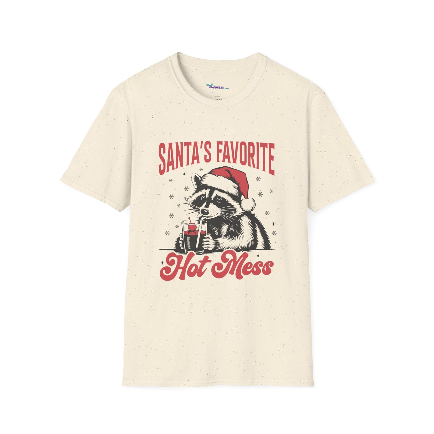 Santa's Favorite Hot Mess Unisex Softstyle T-Shirt