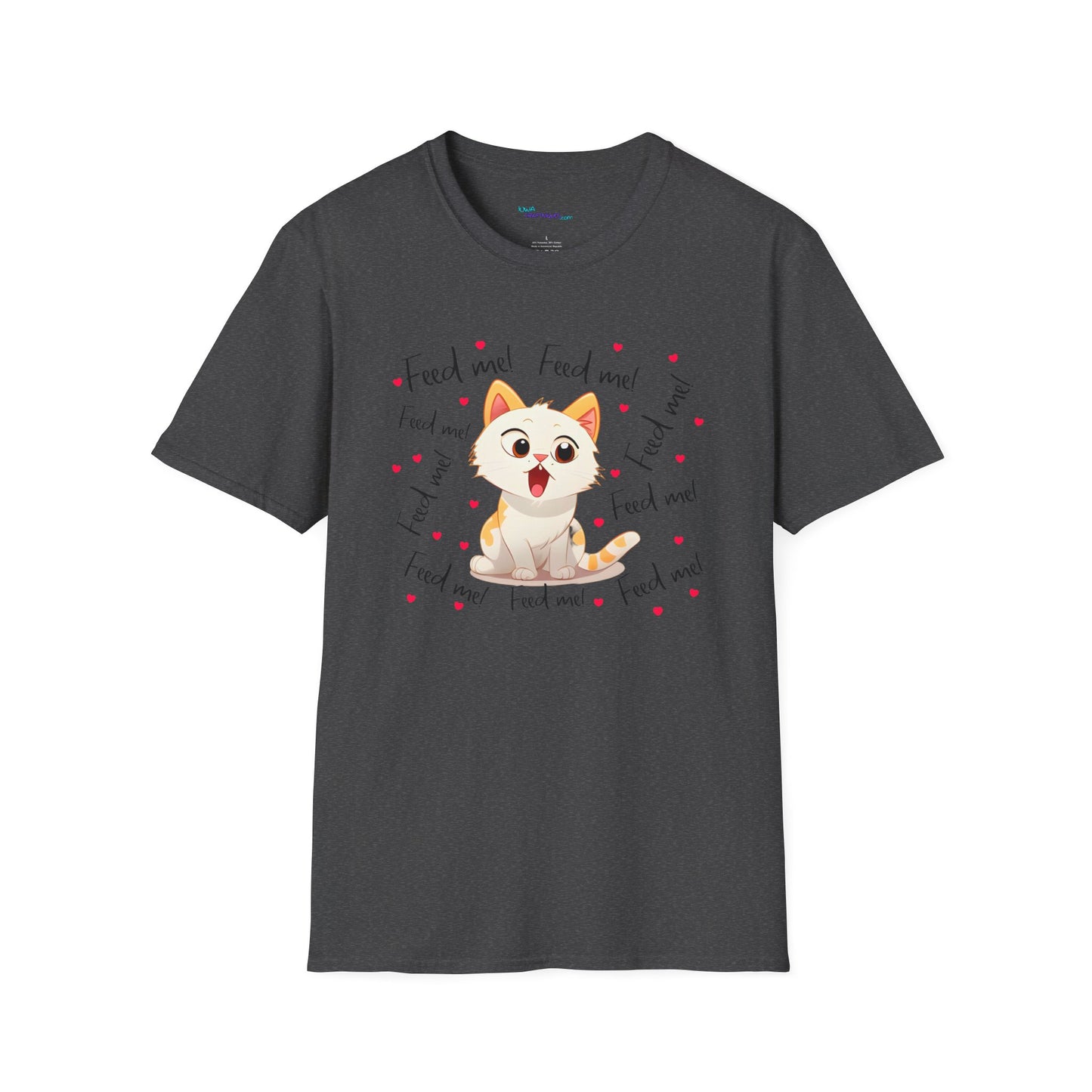 Feed Me Cat Unisex Softstyle T-Shirt
