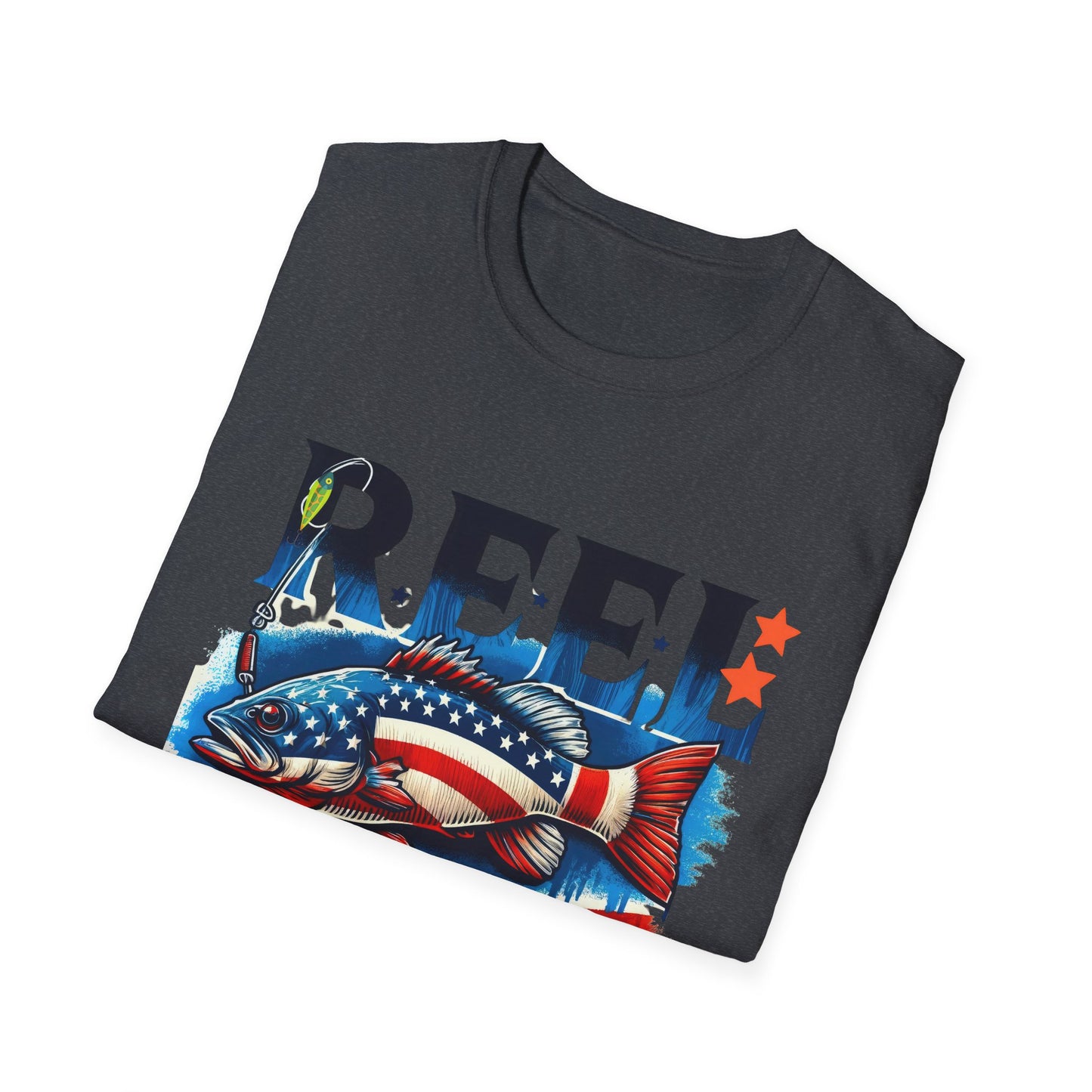 Reel Cool Dad Unisex Softstyle T -Shirt