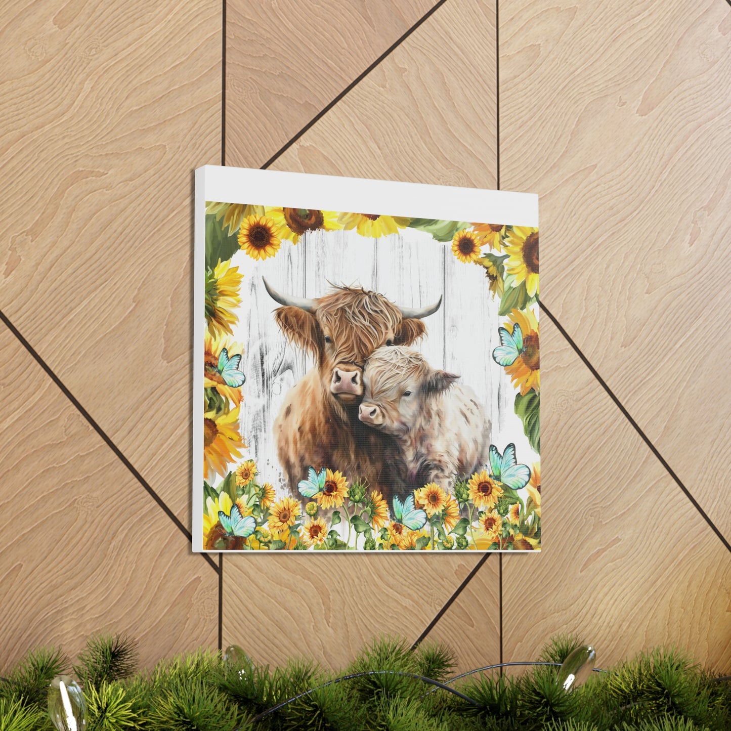 Highland Cows Canvas Gallery Wraps