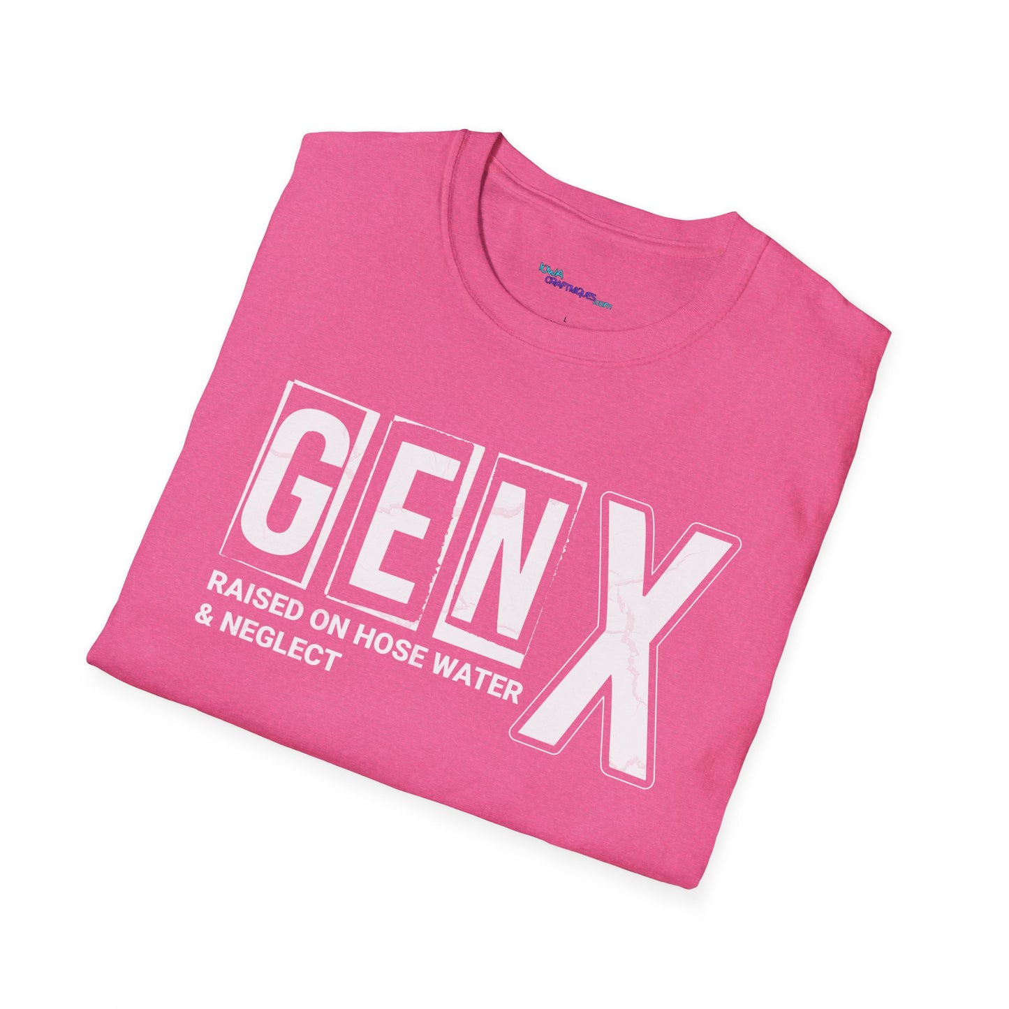 Gen X Raised On Unisex Softstyle T-Shirt