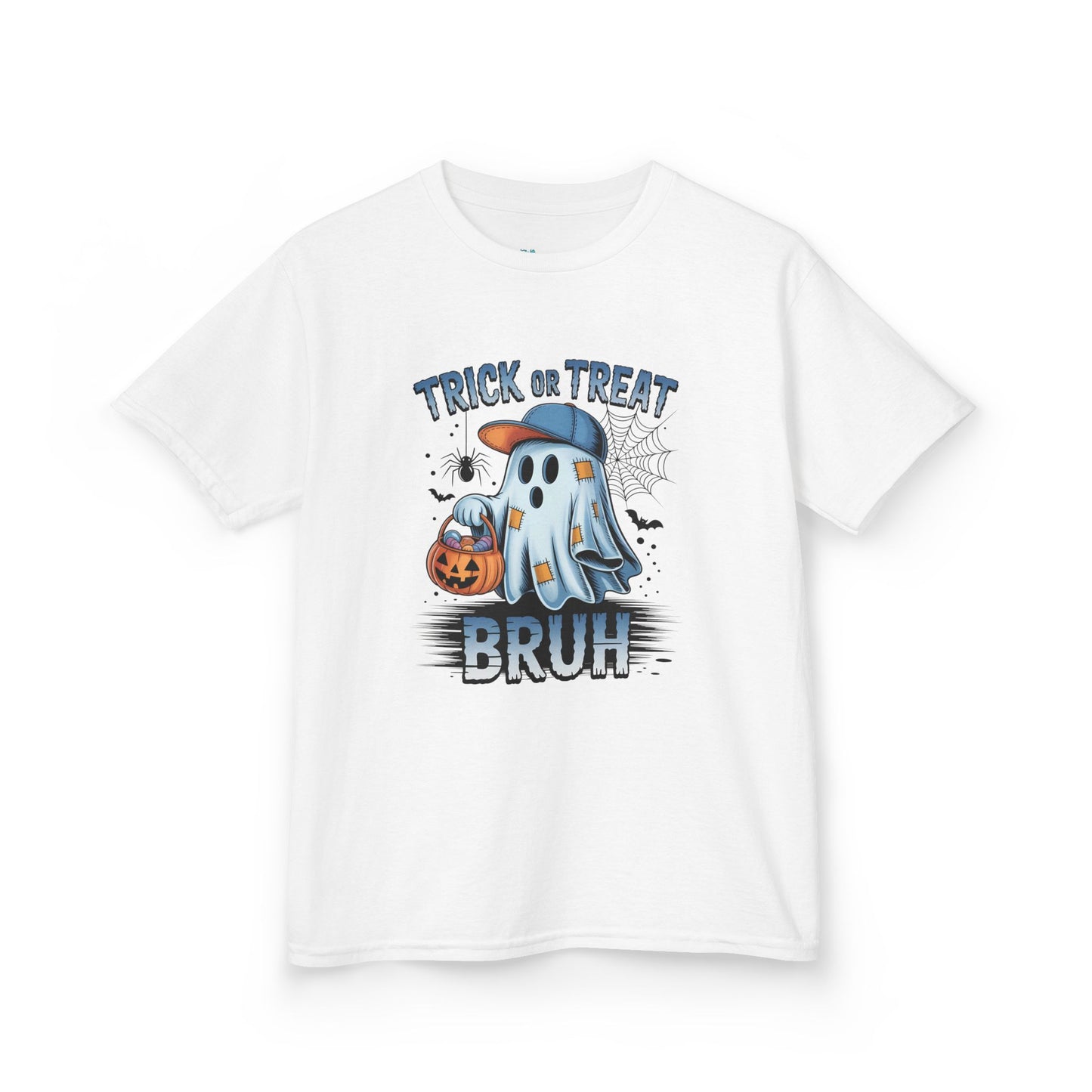 Kids Ghostly Humor Tee: Perfect for Halloween Fun, Trick or Treat, Spooky Celebrations, Halloween Costume, Kid's Outfit
