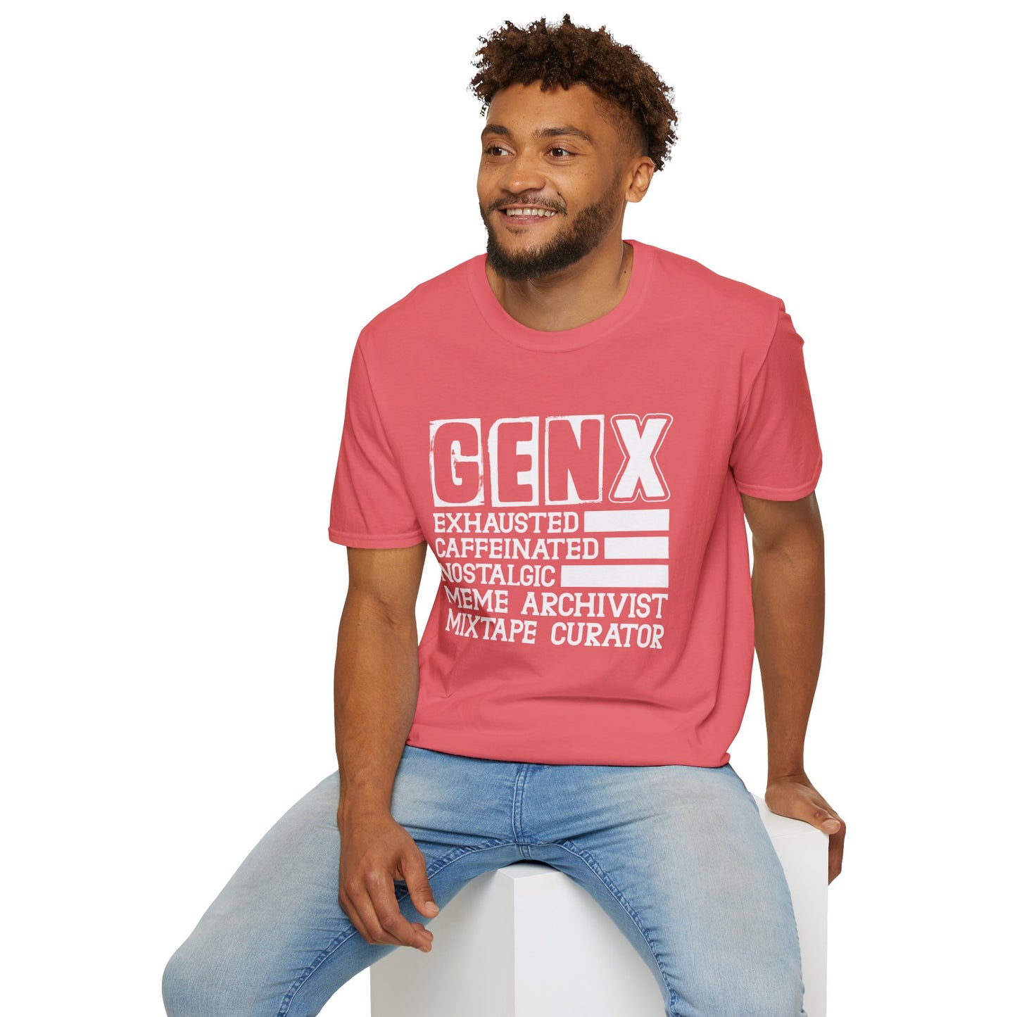 GEN X Exhausted Unisex Softstyle T-Shirt