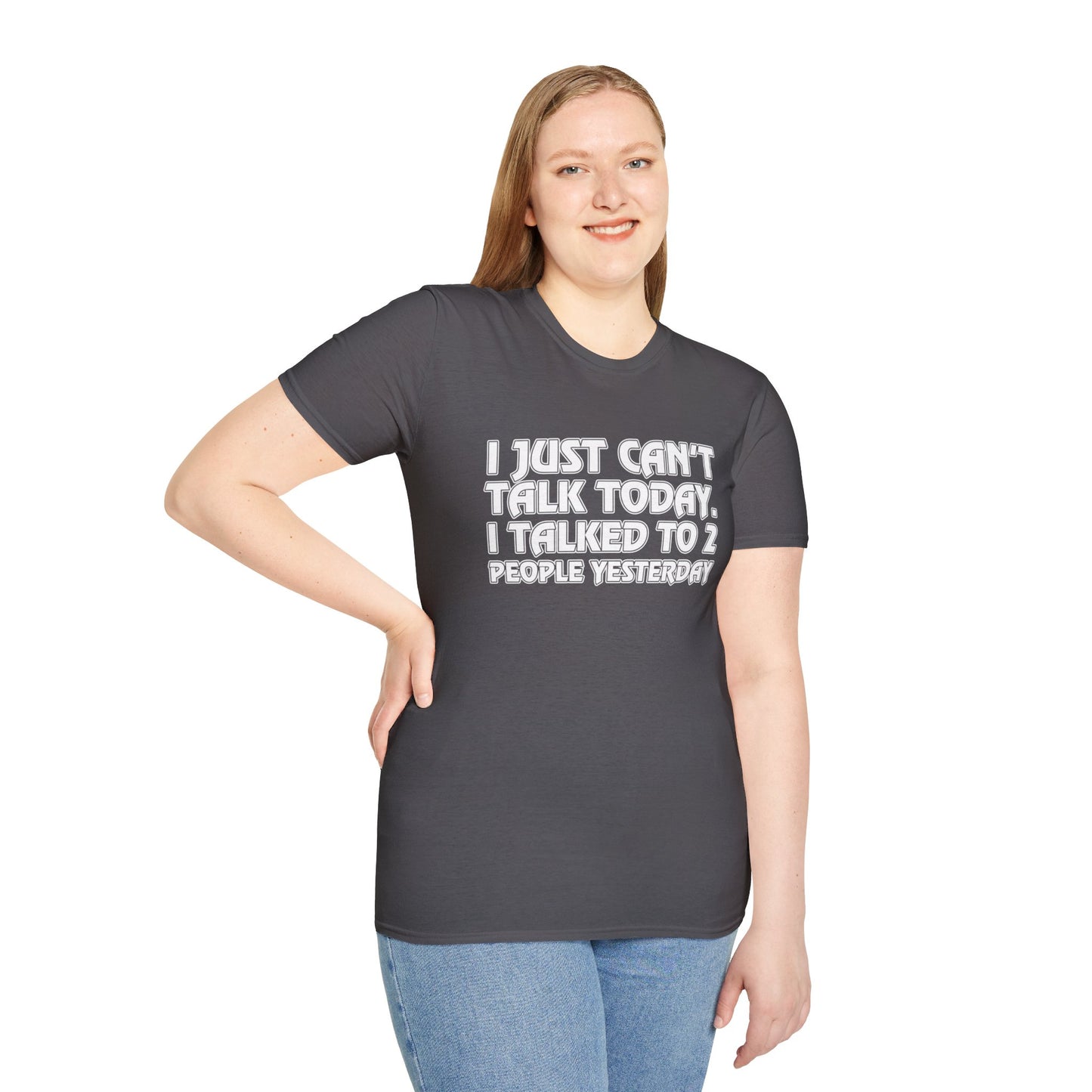 Can't Talk Unisex Softstyle T-Shirt