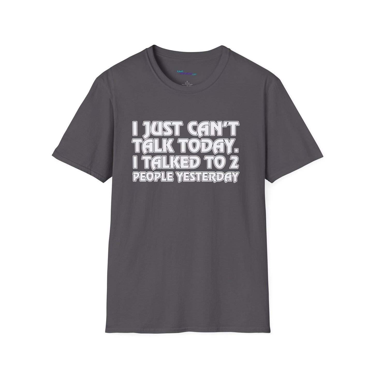 Can't Talk Unisex Softstyle T-Shirt