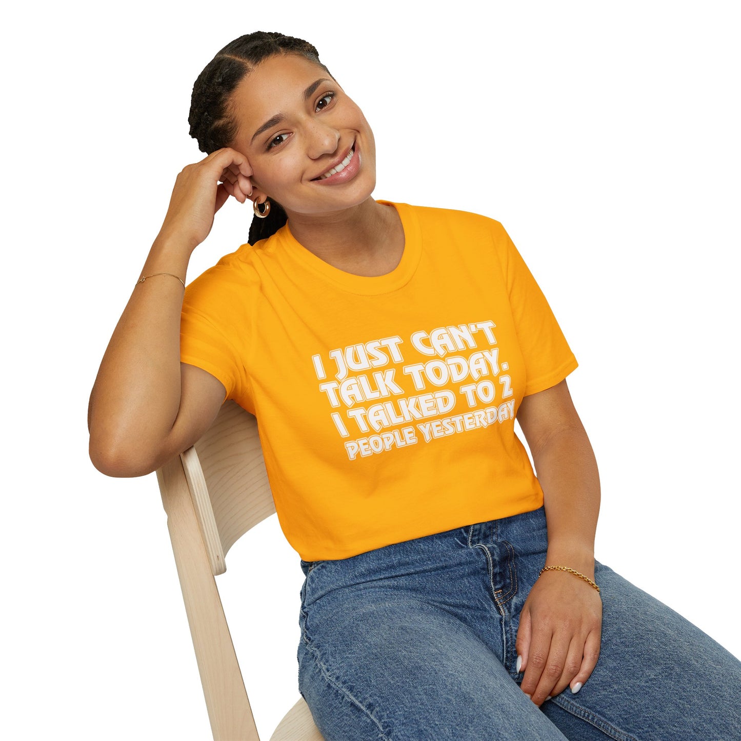 Can't Talk Unisex Softstyle T-Shirt
