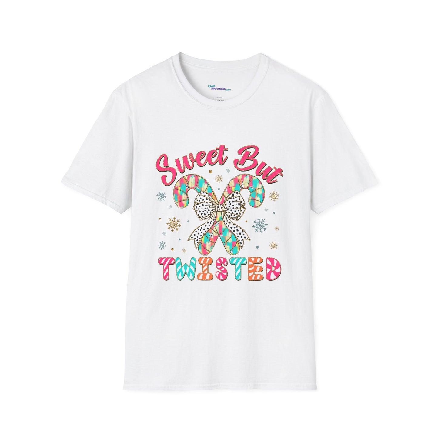 Sweet But Twisted Unisex Softstyle T-Shirt – Fun Holiday Graphic Tee