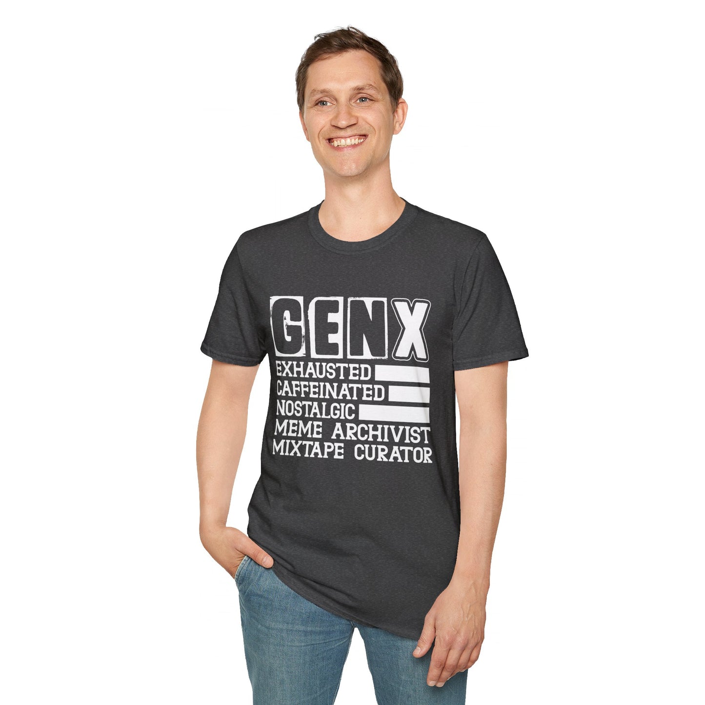 GEN X Exhausted Unisex Softstyle T-Shirt