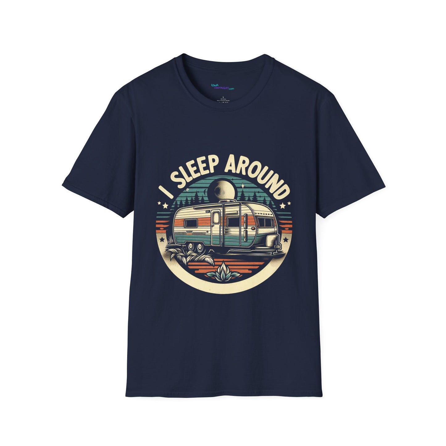 I Sleep Around Unisex Softstyle T-Shirt
