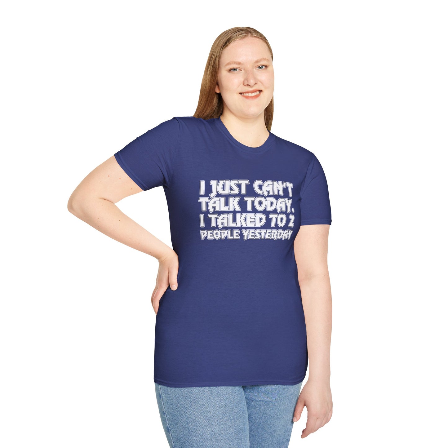 Can't Talk Unisex Softstyle T-Shirt