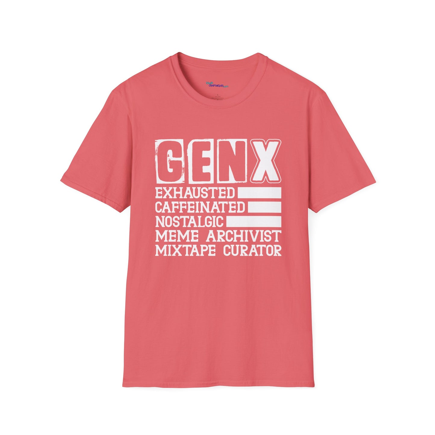 GEN X Exhausted Unisex Softstyle T-Shirt
