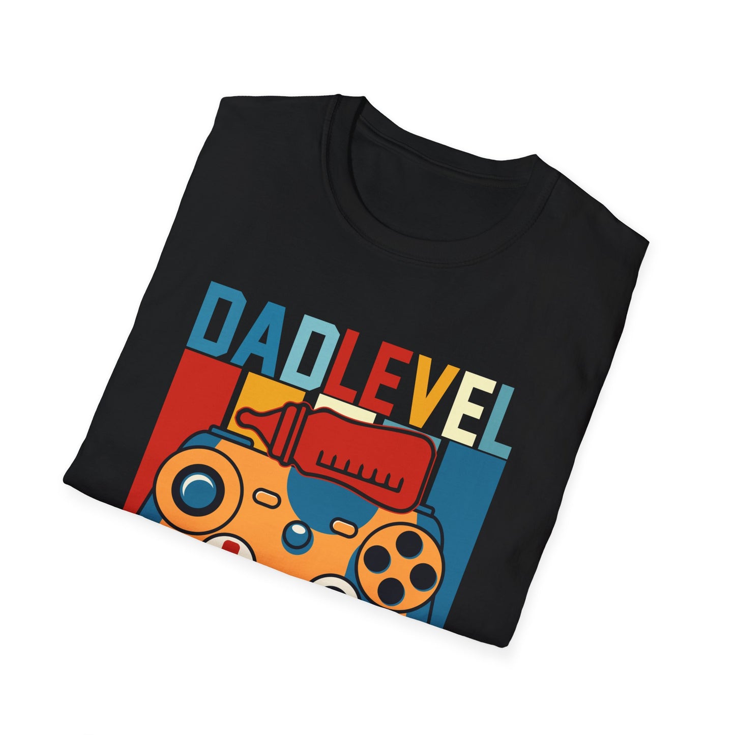 Dad Level Unlocked Unisex Softstyle T -Shirt