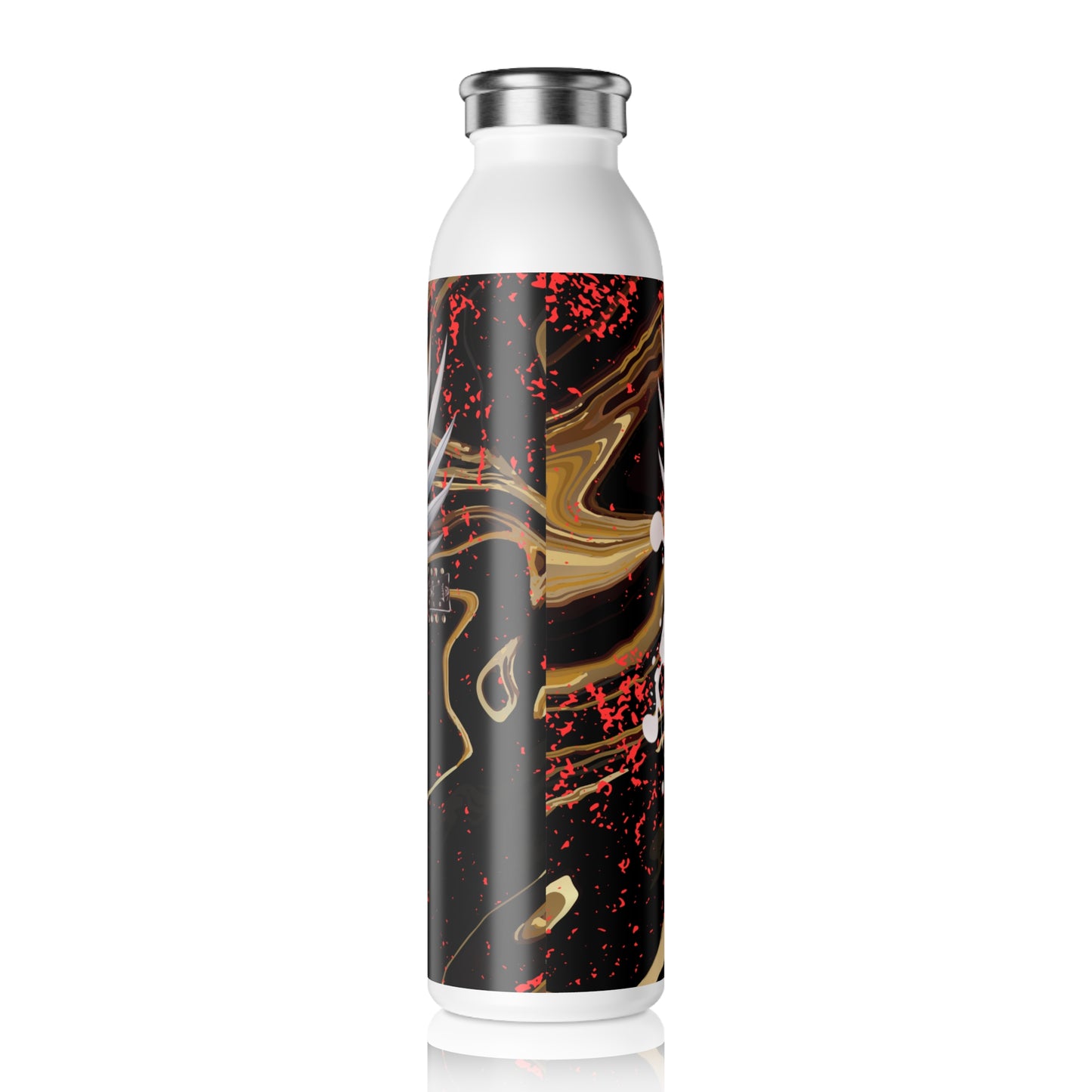 Fairy Guitar 3 Slim Water Bottle