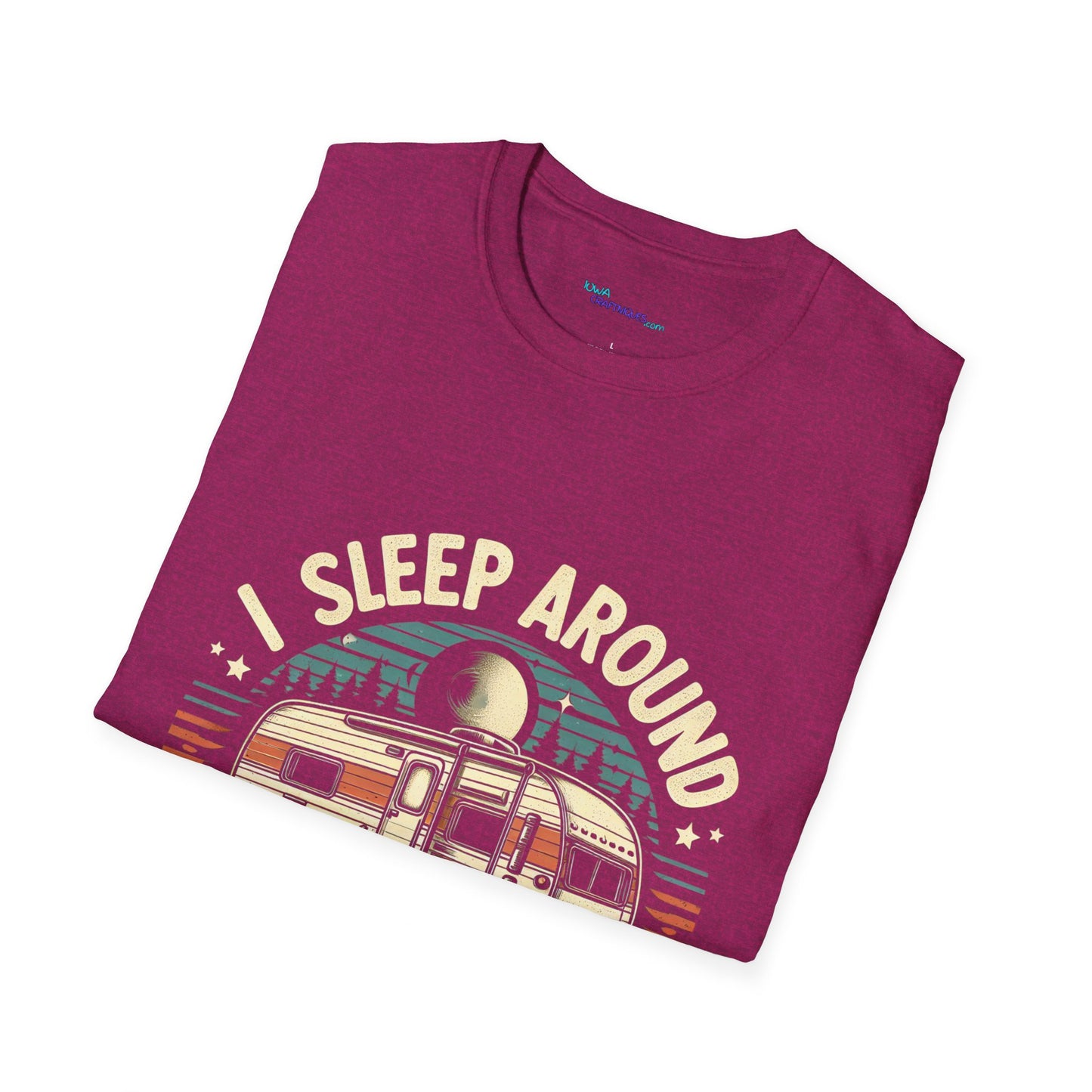 I Sleep Around Unisex Softstyle T-Shirt