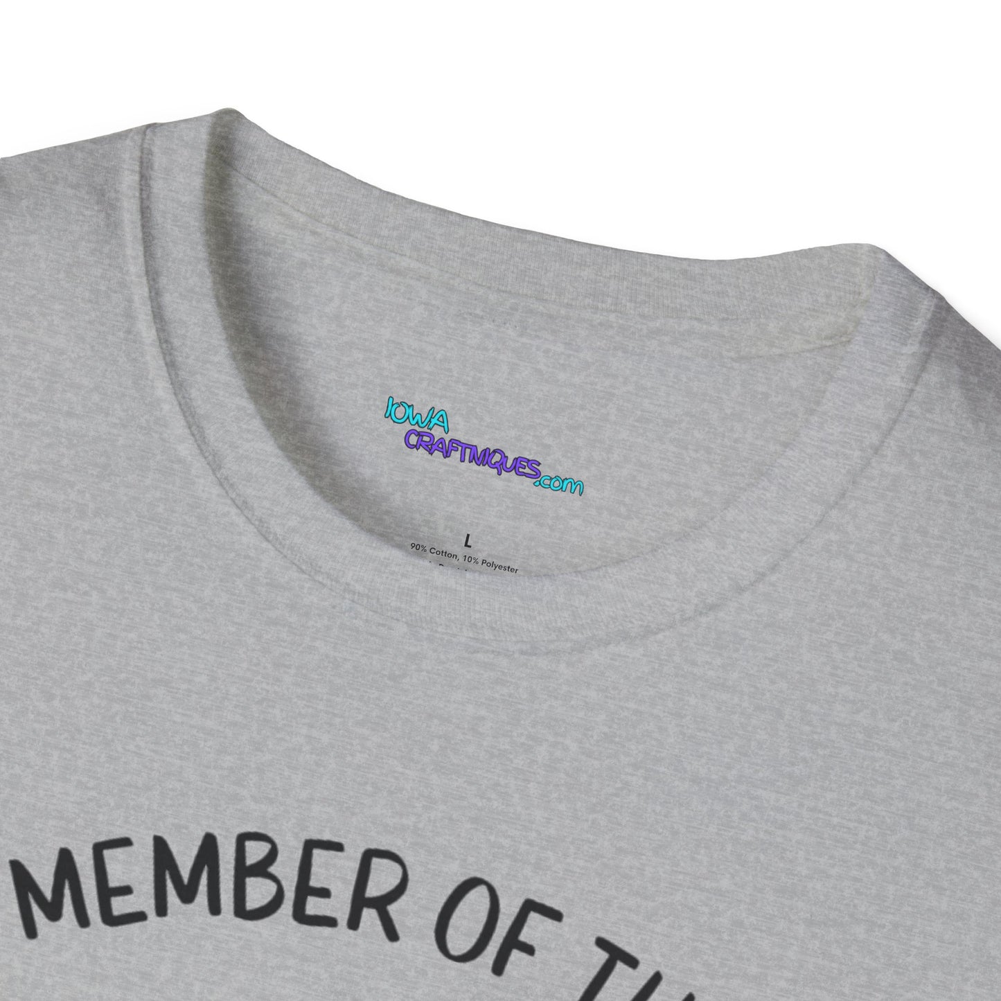 Member of Bat Sh** Crazy Club Unisex Softstyle T-Shirt