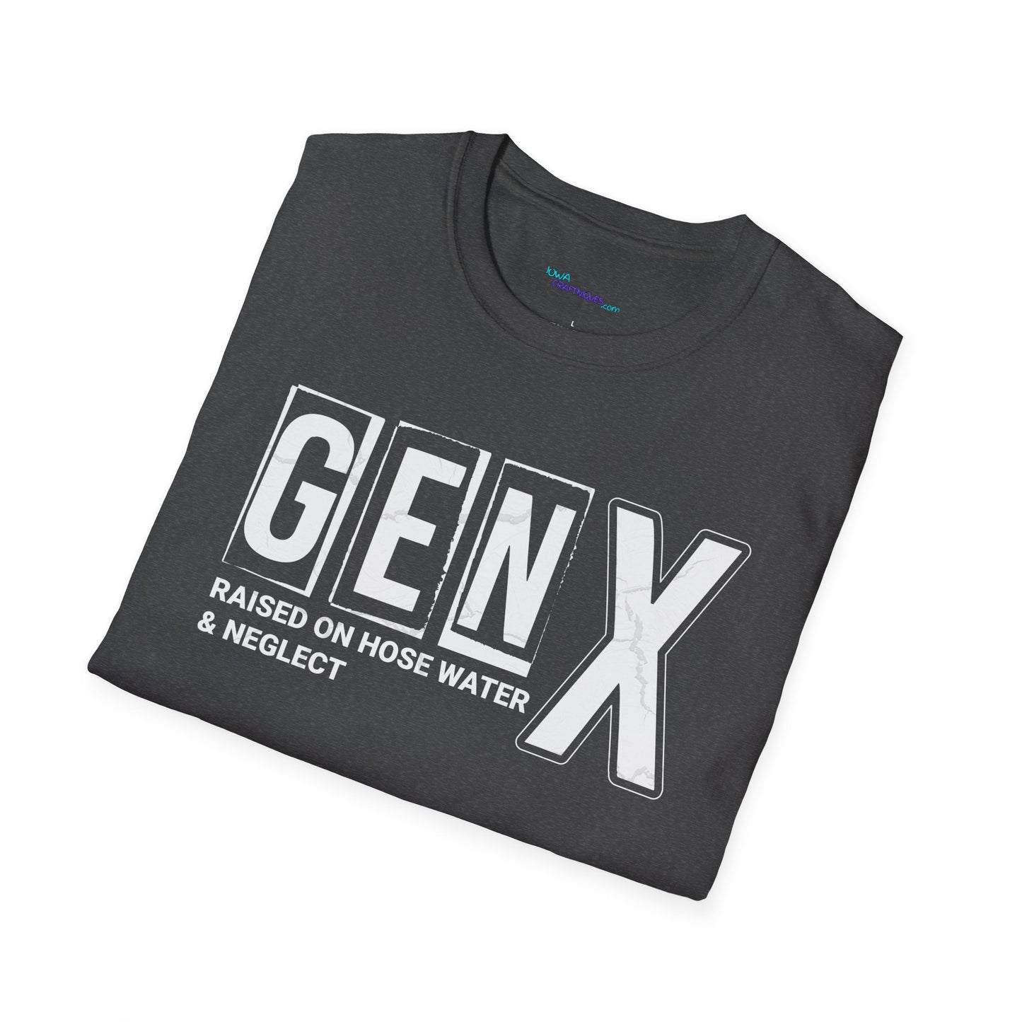 Gen X Raised On Unisex Softstyle T-Shirt