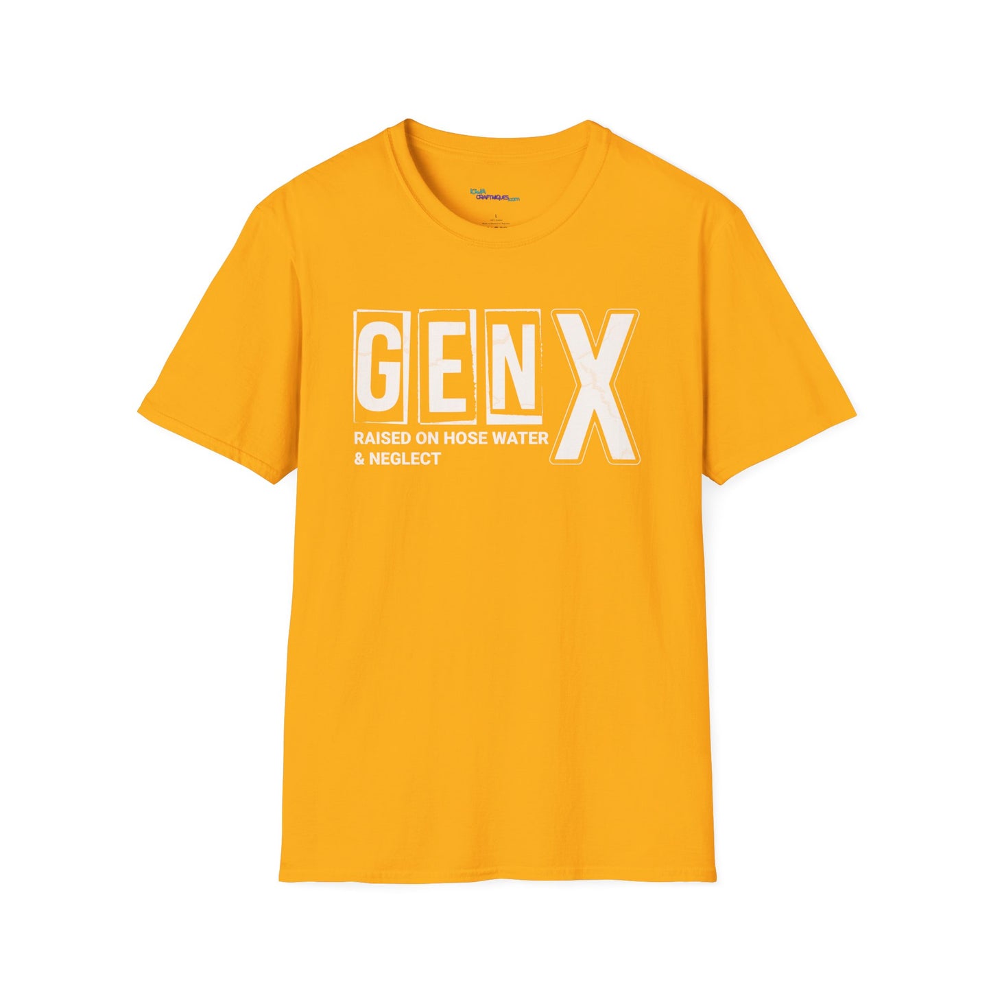 Gen X Raised On Unisex Softstyle T-Shirt