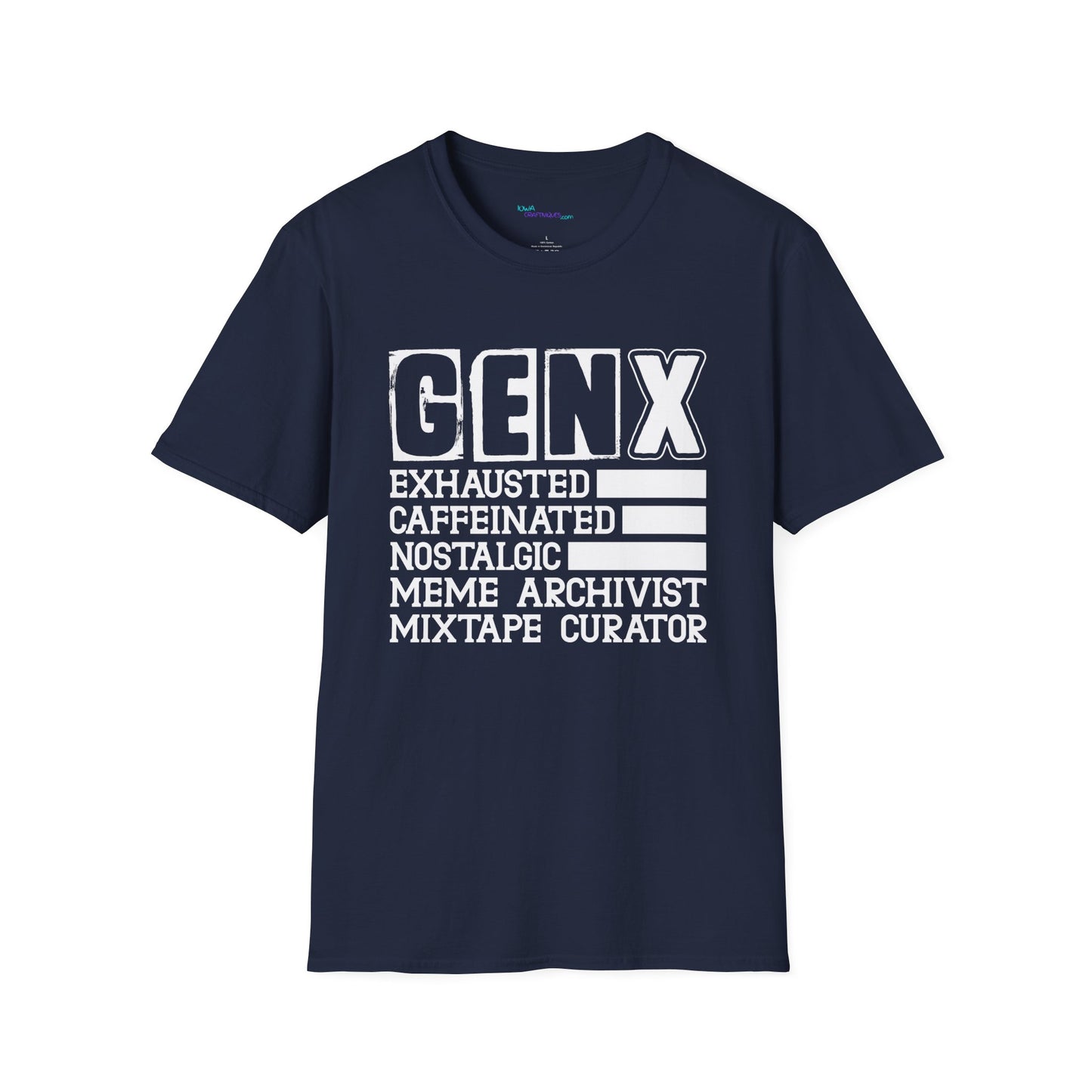 GEN X Exhausted Unisex Softstyle T-Shirt