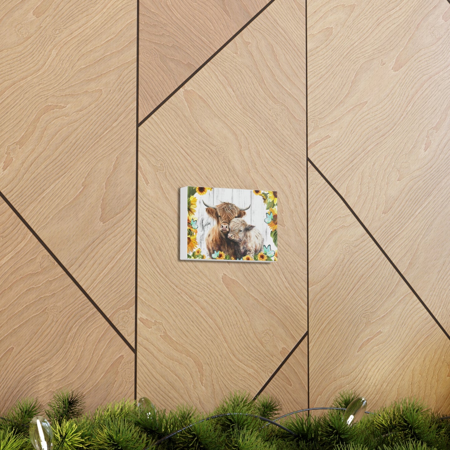 Highland Cows Canvas Gallery Wraps