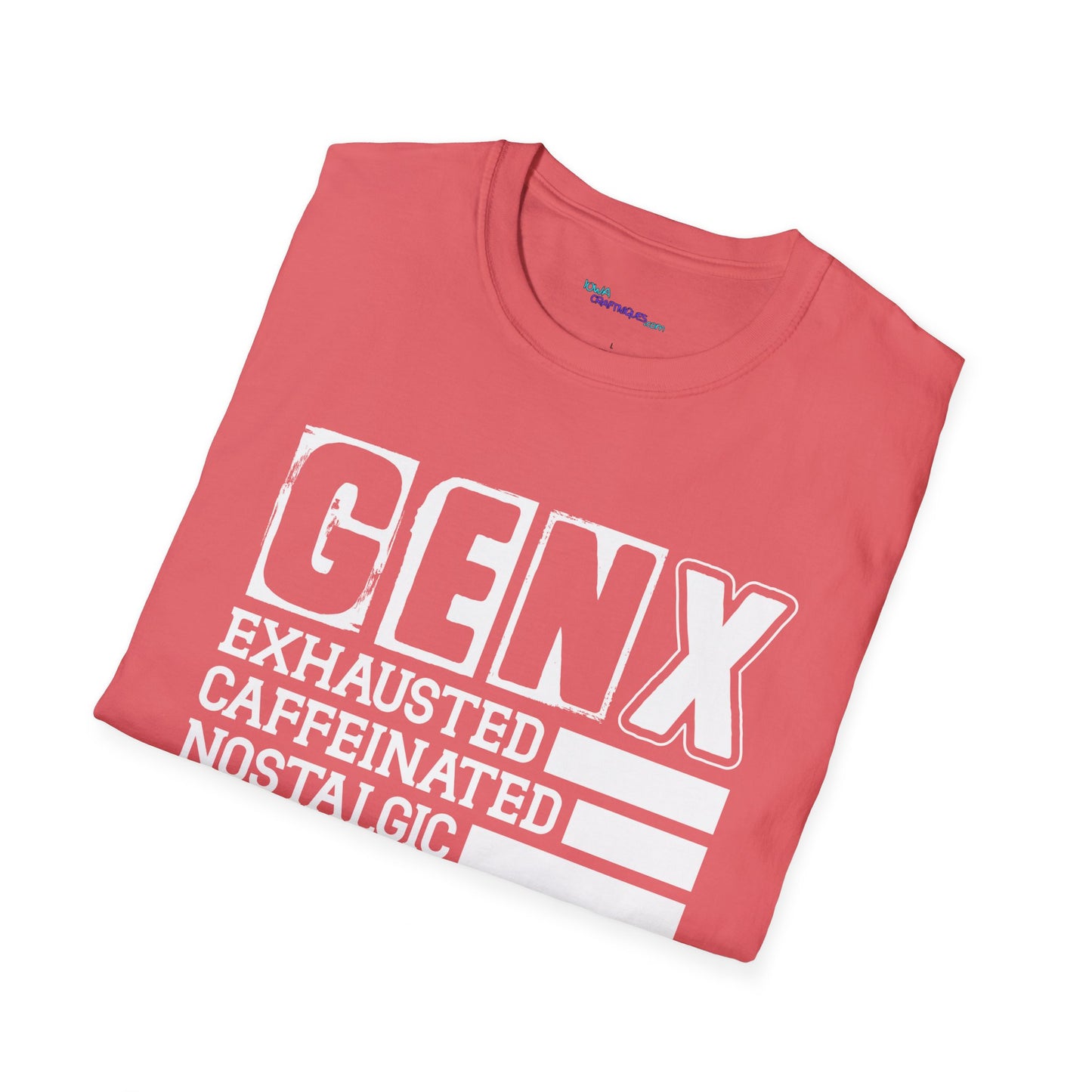 GEN X Exhausted Unisex Softstyle T-Shirt