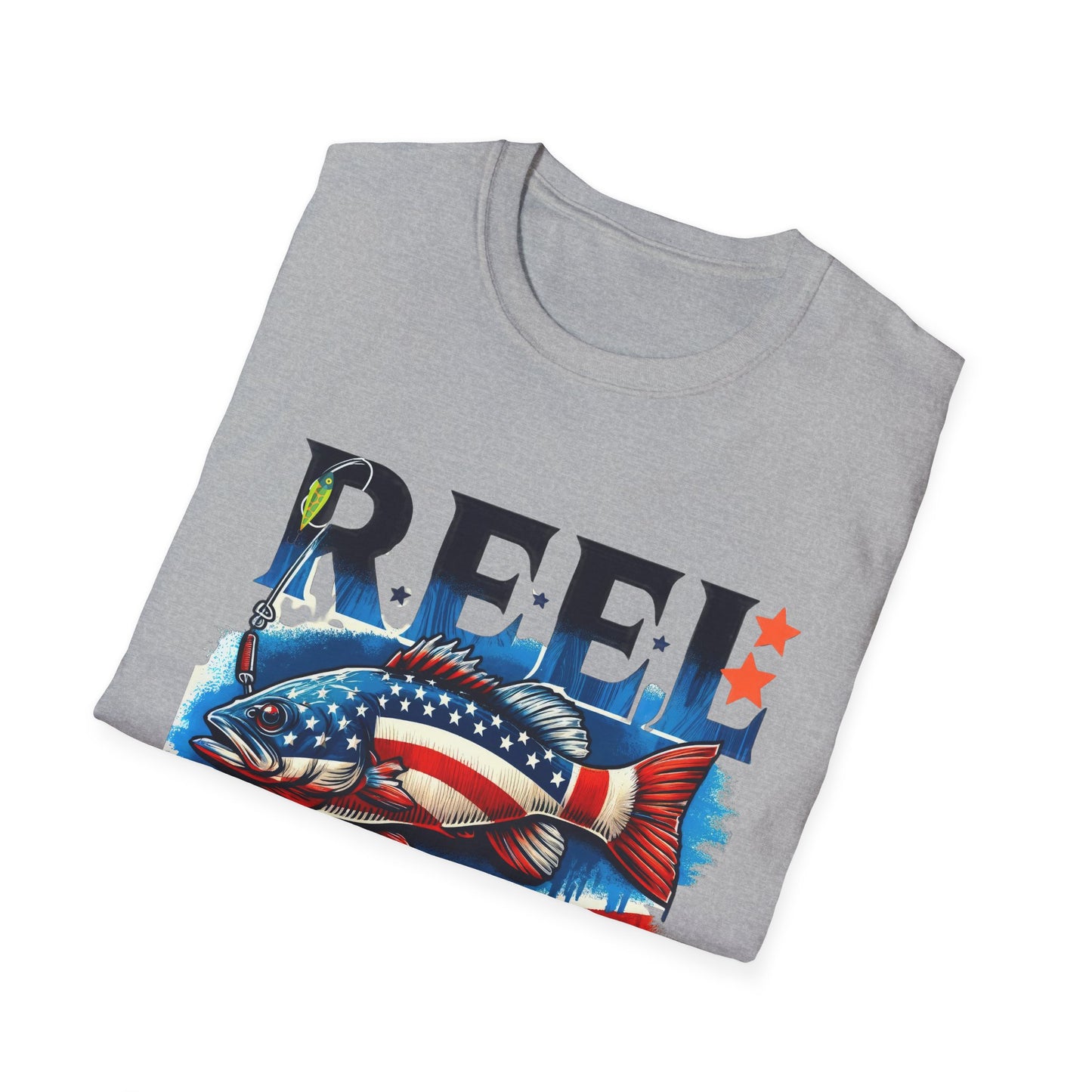 Reel Cool Dad Unisex Softstyle T -Shirt