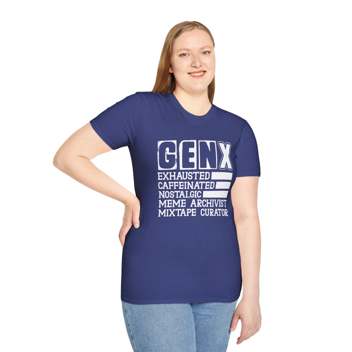 GEN X Exhausted Unisex Softstyle T-Shirt