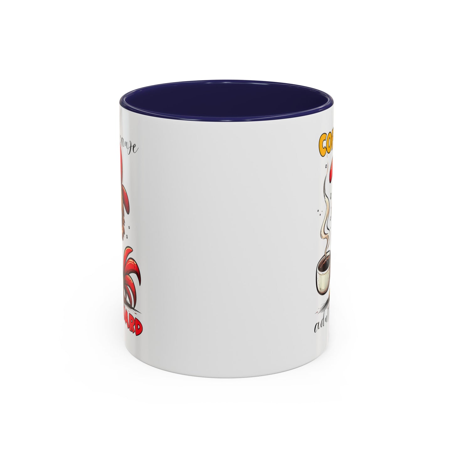 Adulting is Hard Accent Coffee Mug (11, 15oz)