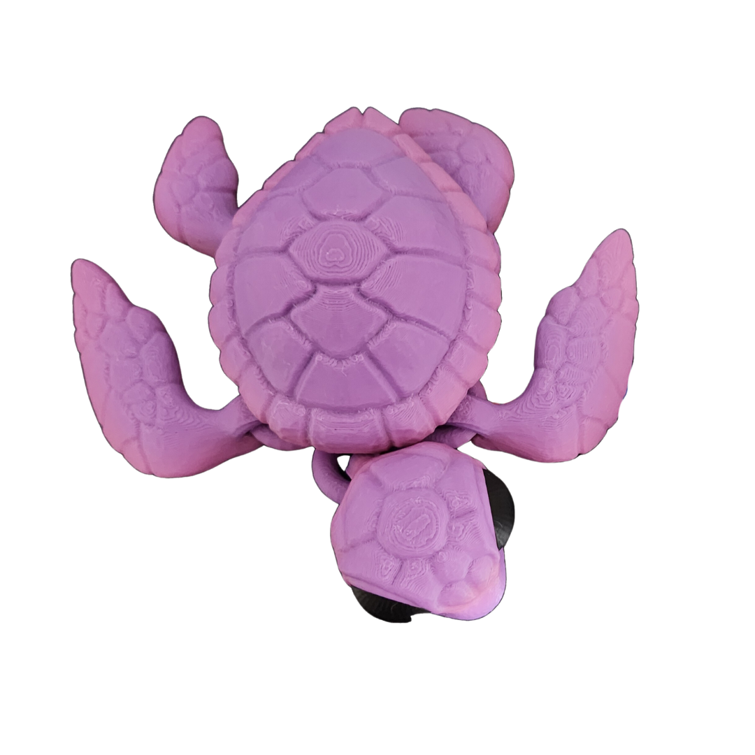 3D Print Sea Turtle Pink/Purple