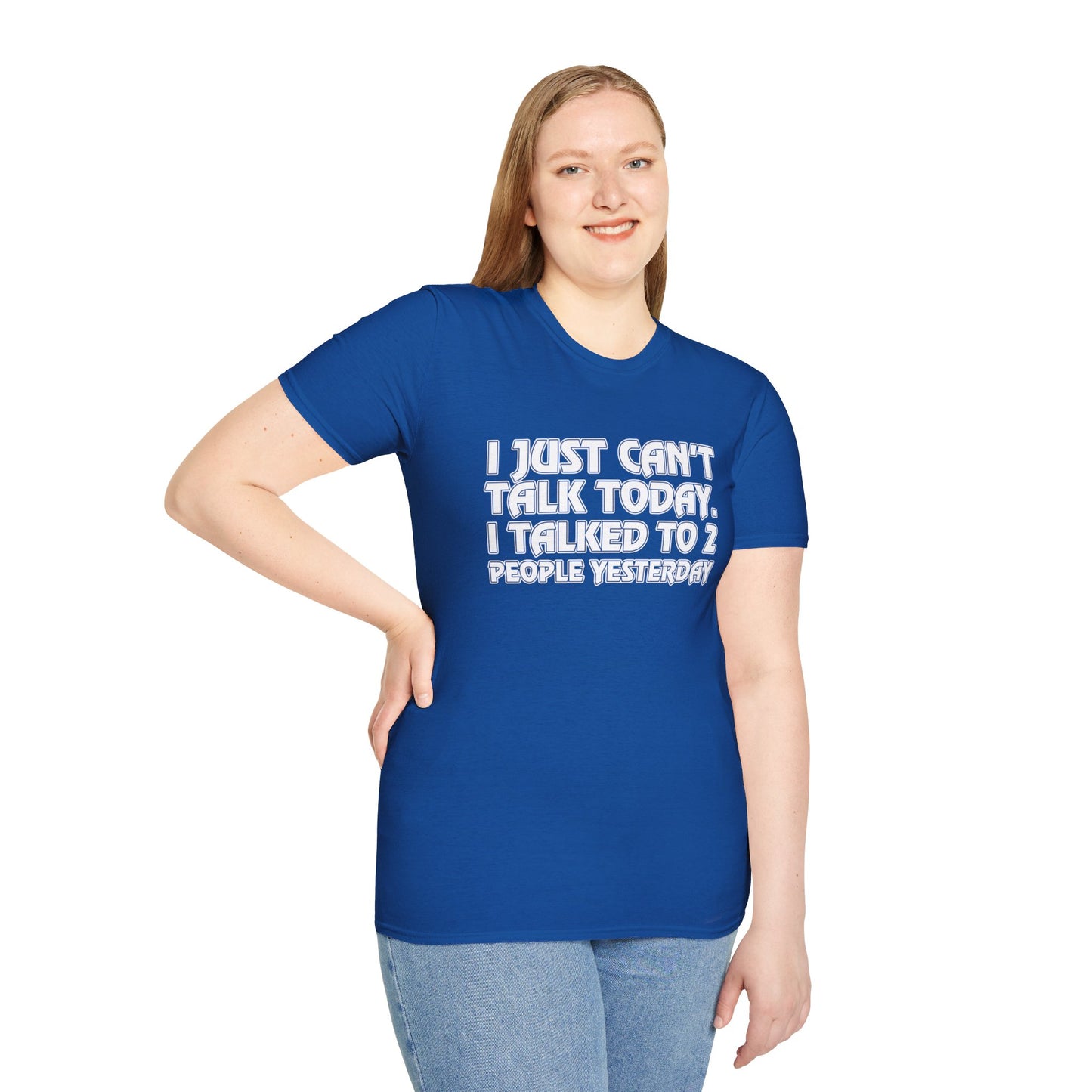 Can't Talk Unisex Softstyle T-Shirt