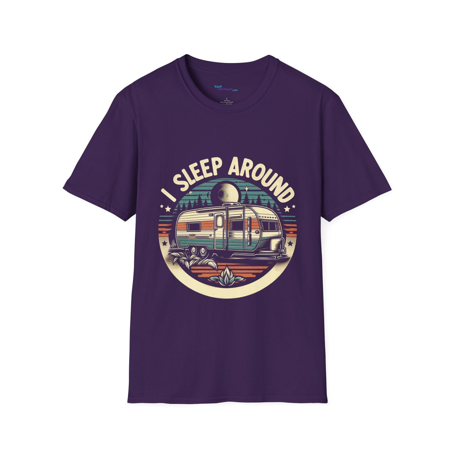 I Sleep Around Unisex Softstyle T-Shirt
