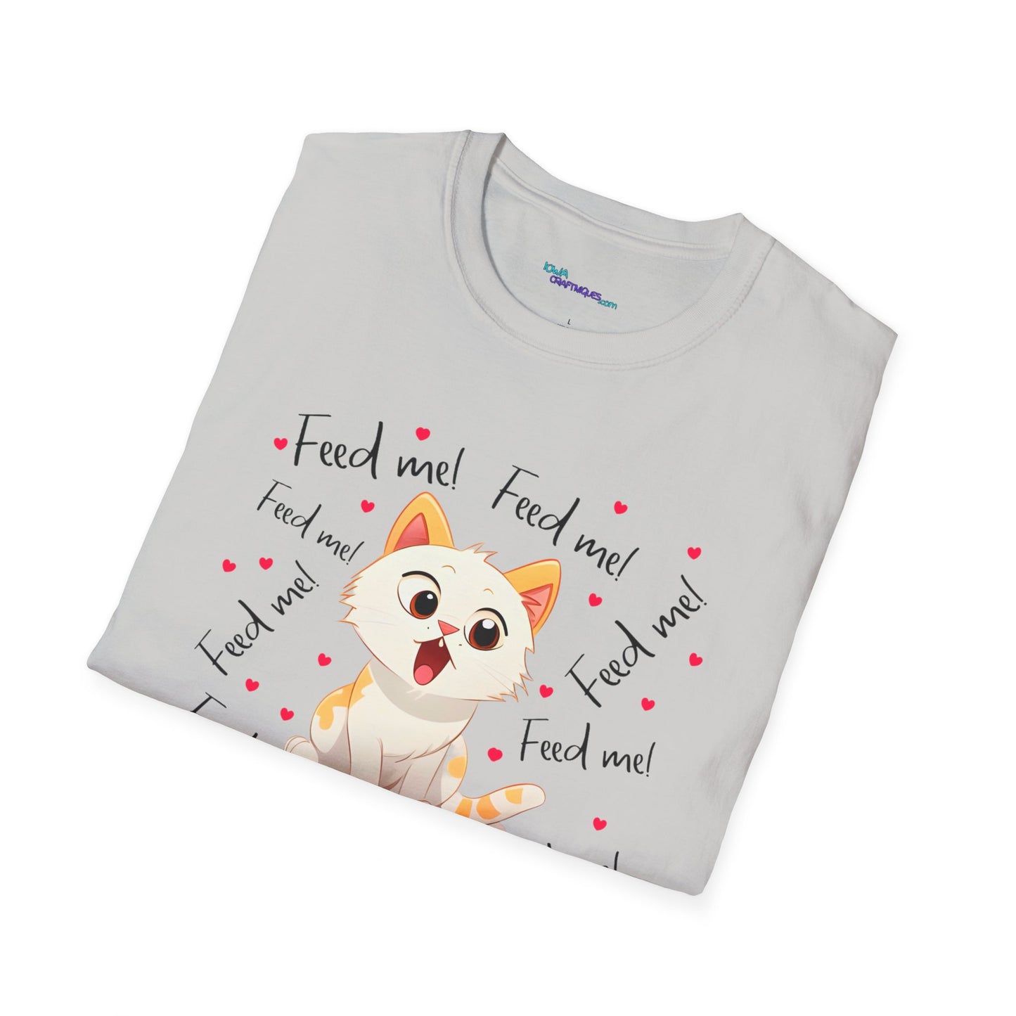 Feed Me Cat Unisex Softstyle T-Shirt