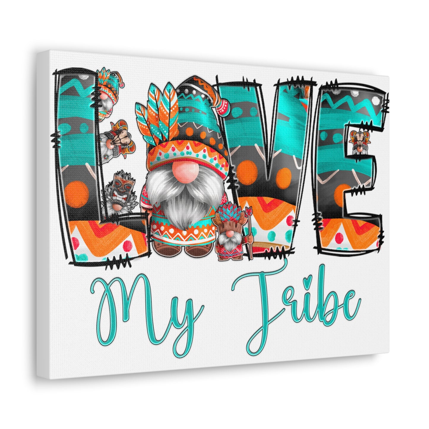 Love My Tribe Canvas Gallery Wraps