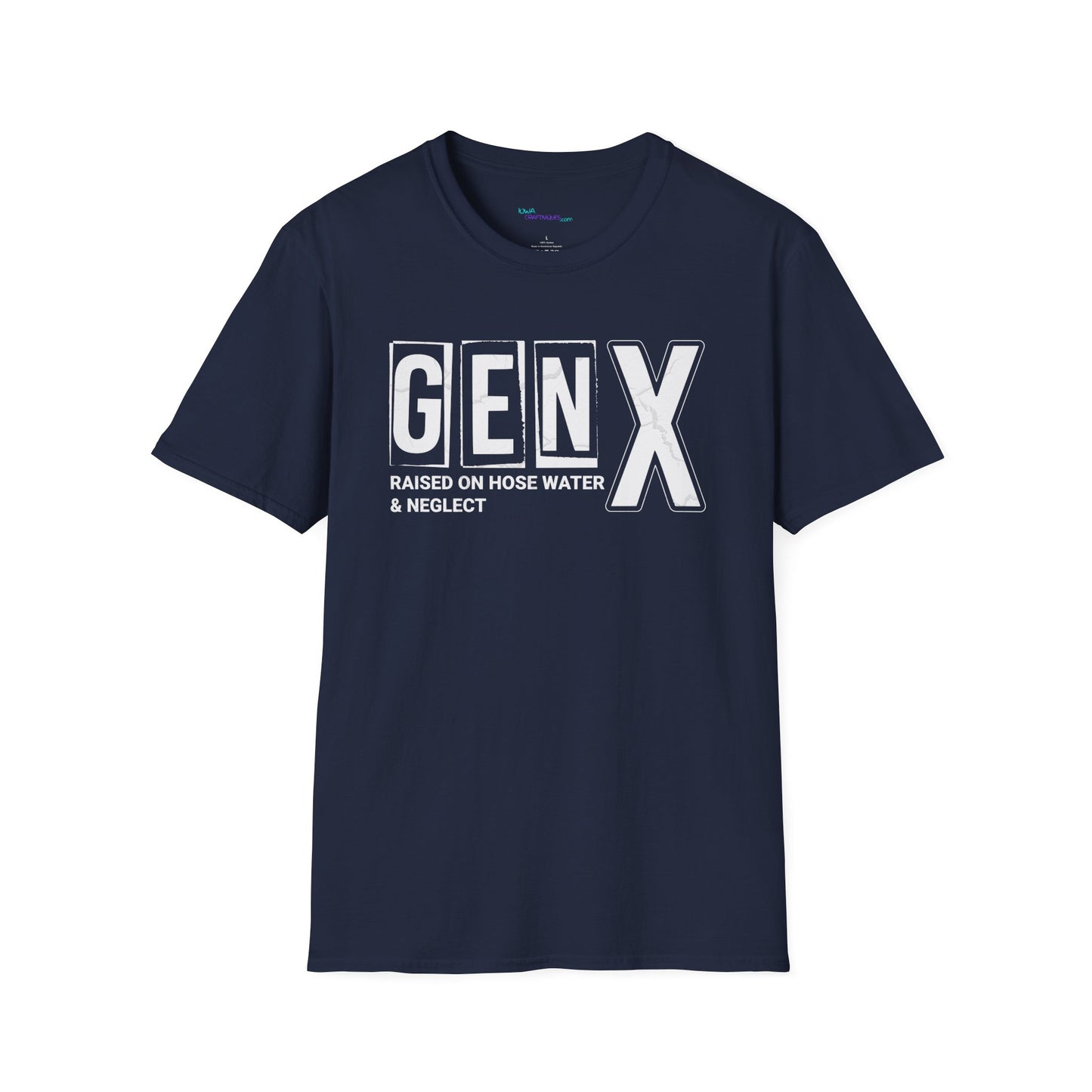 Gen X Raised On Unisex Softstyle T-Shirt