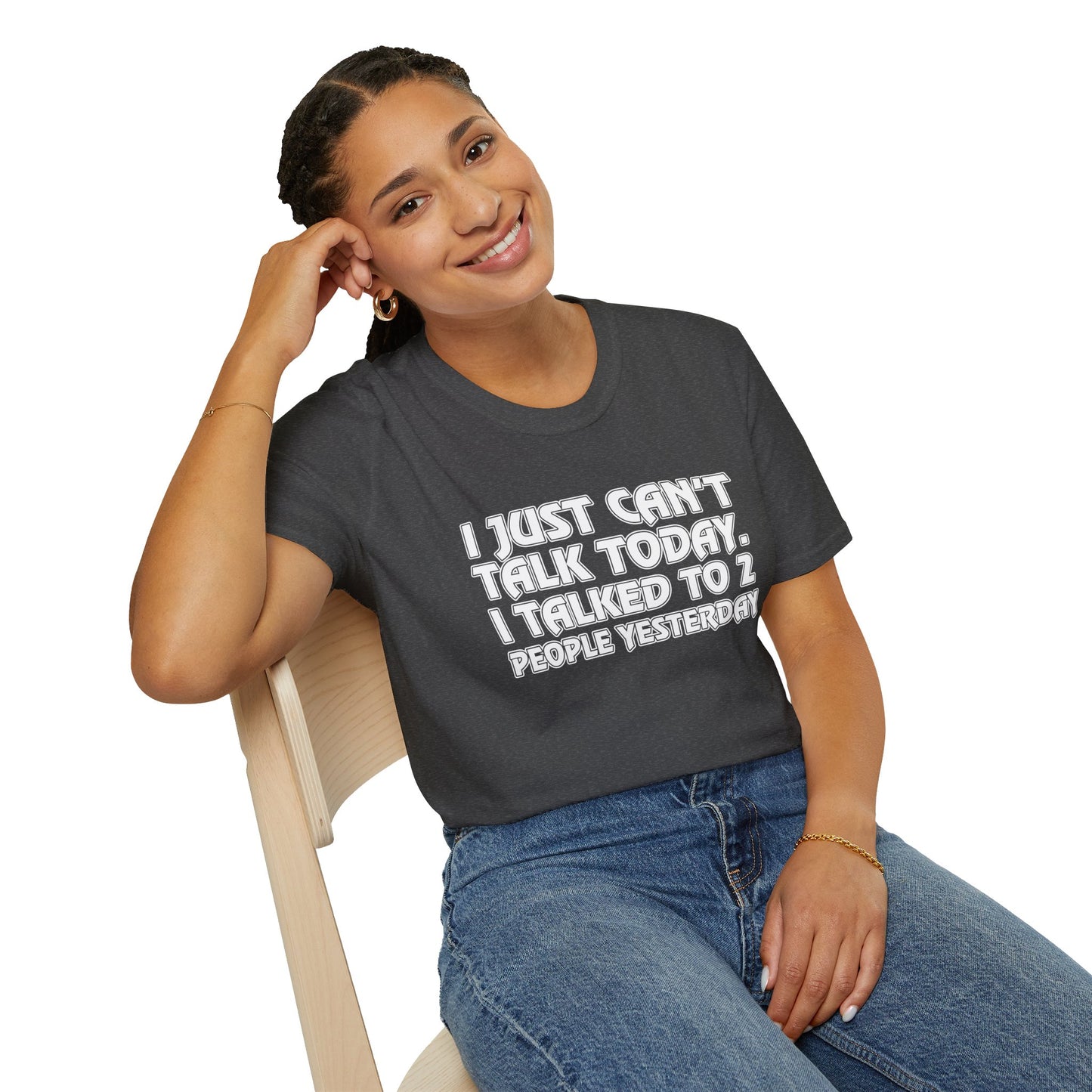 Can't Talk Unisex Softstyle T-Shirt