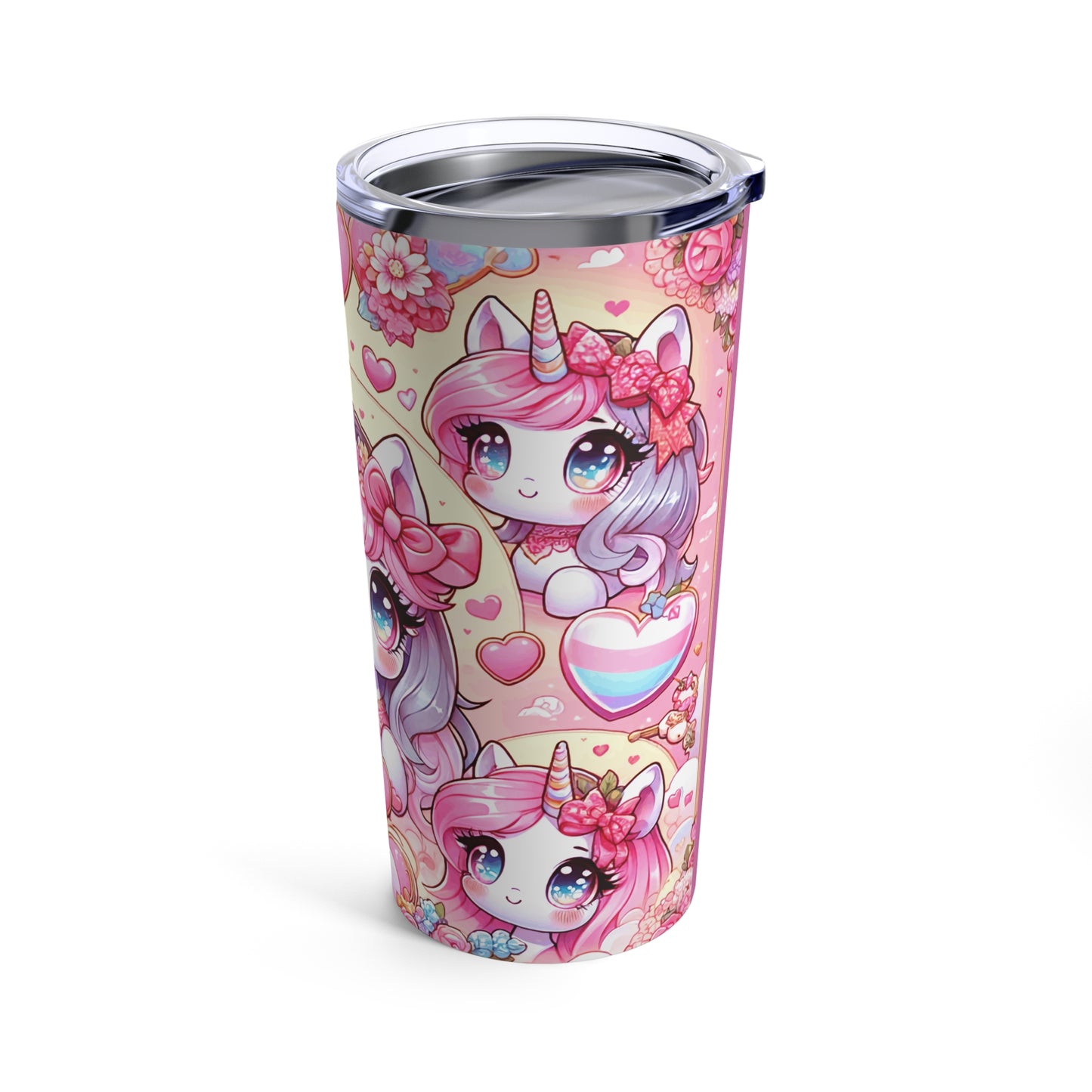 Pink Unicorn Tumbler 20oz