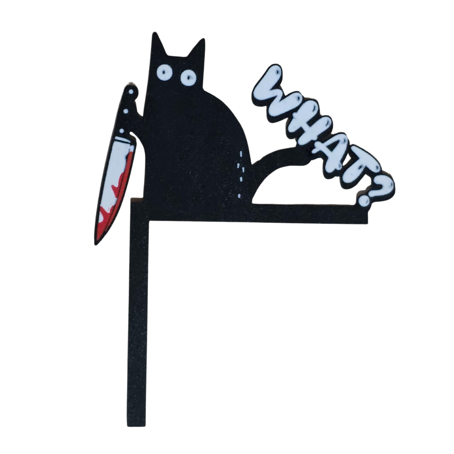 Cat What? Happy Halloween Door Corner