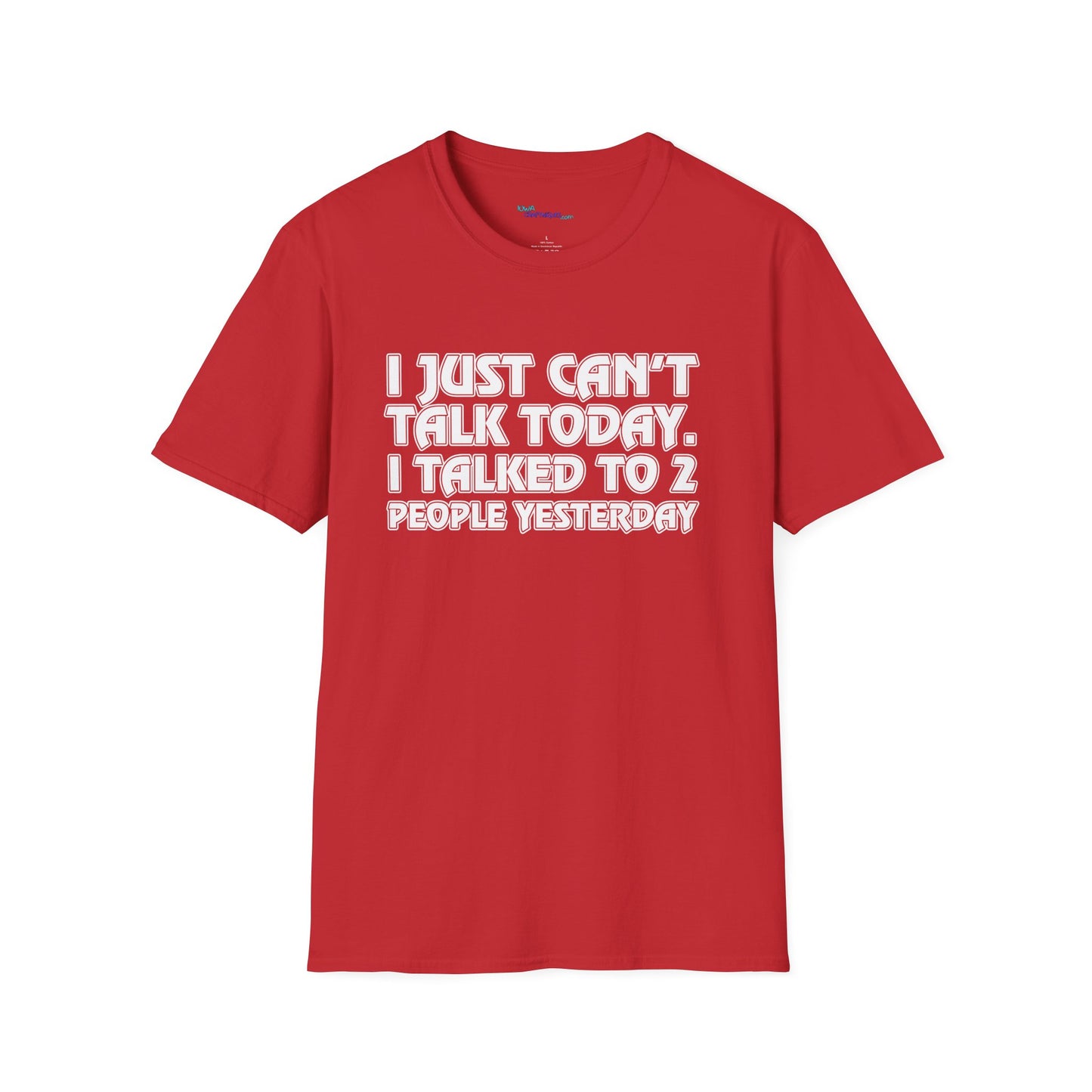 Can't Talk Unisex Softstyle T-Shirt