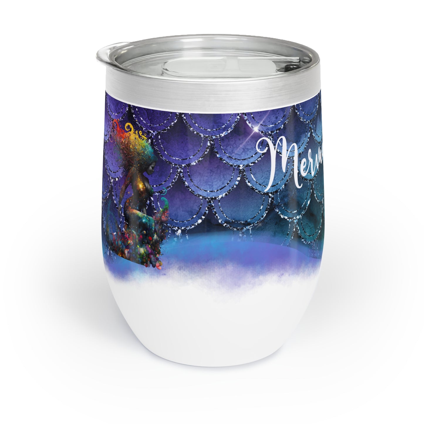 Mermaid Water 1 Chill Wine Tumbler
