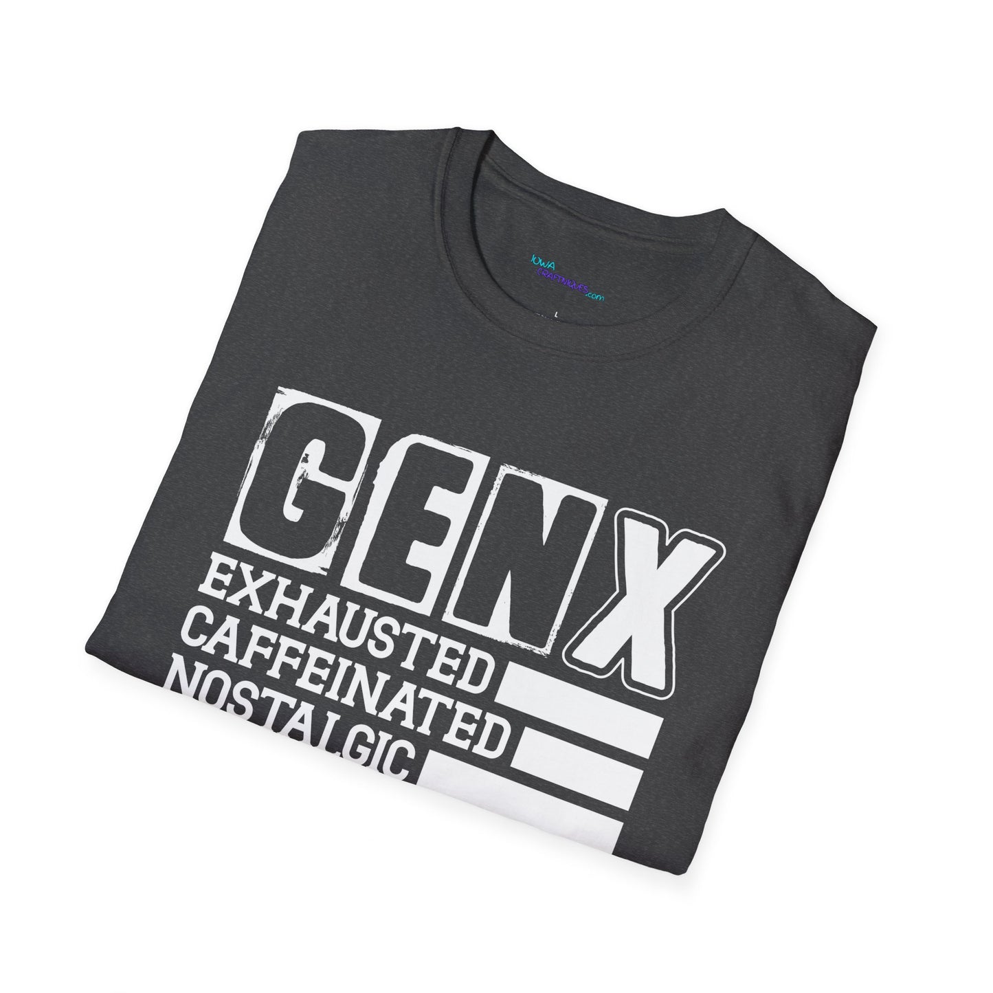 GEN X Exhausted Unisex Softstyle T-Shirt
